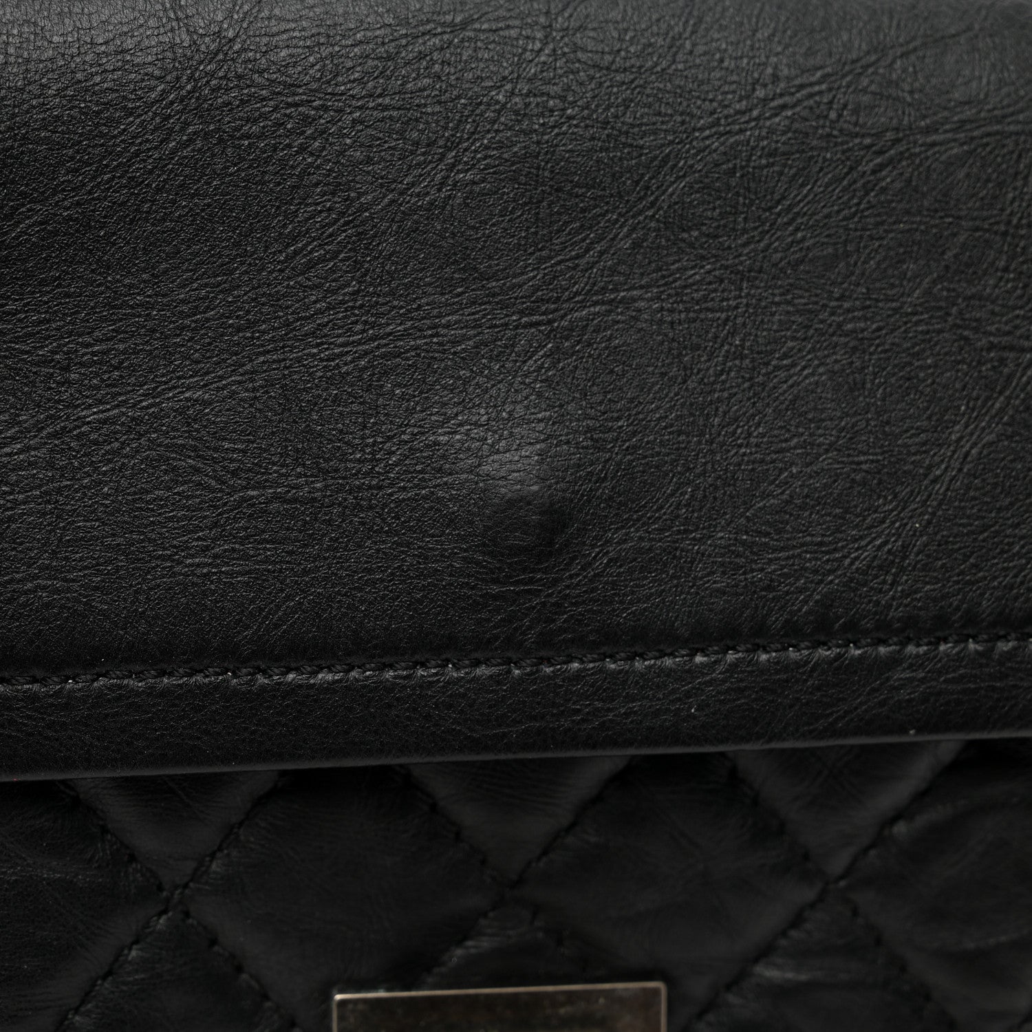 Chanel Aged Calfskin Quilted 2.55 Reissue 225 Flap Black 11 of 13
