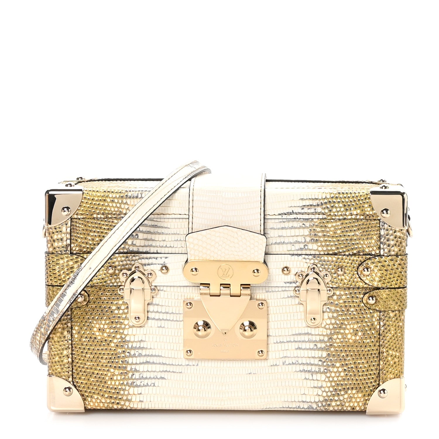 Louis Vuitton Lizard Petite Malle Vegetal Luxe 1523338 – FASHIONPHILE