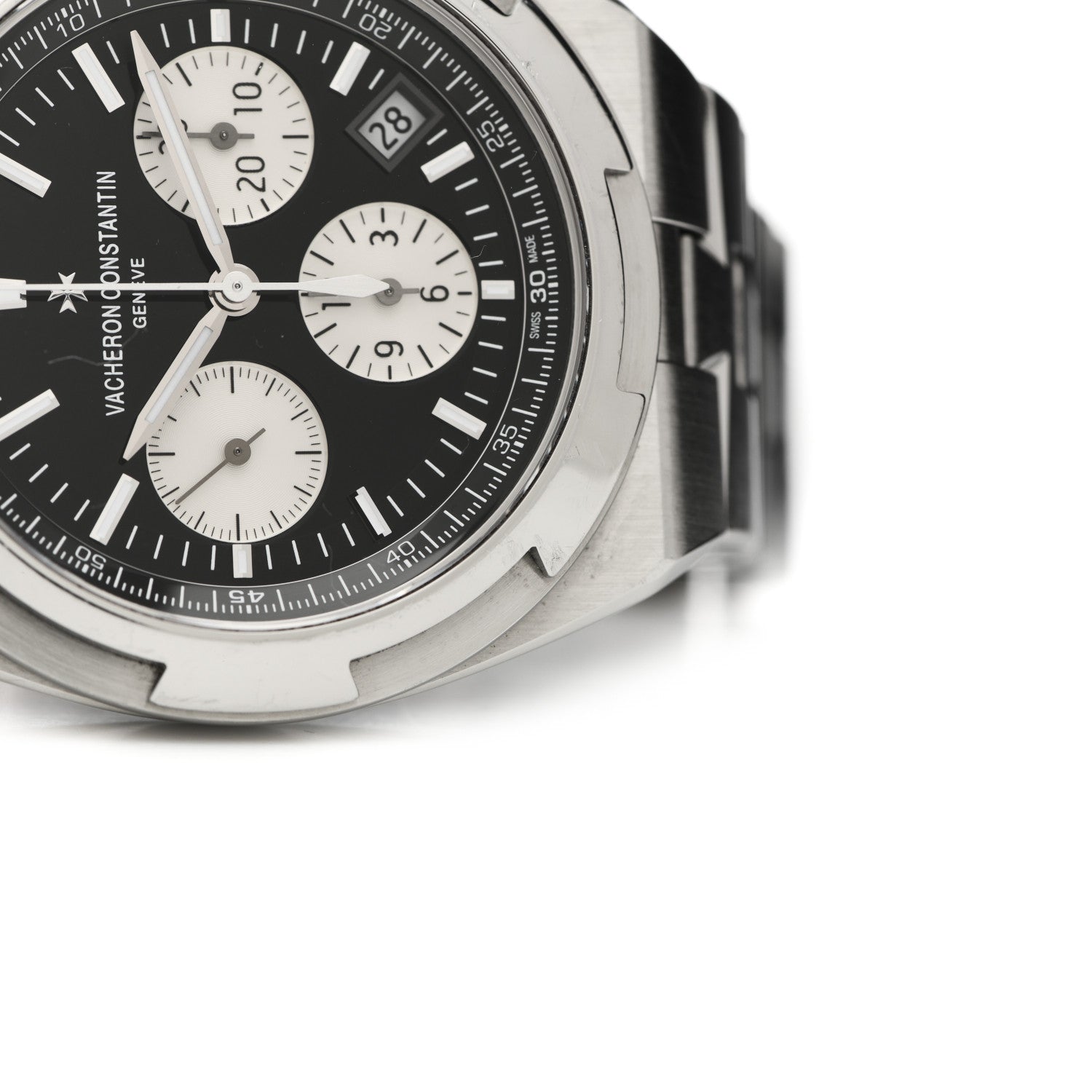 Vacheron Constantin Stainless Steel 42.5mm Overseas Chronograph Automatic Watch Black 5500V/110A-B481 6 of 6