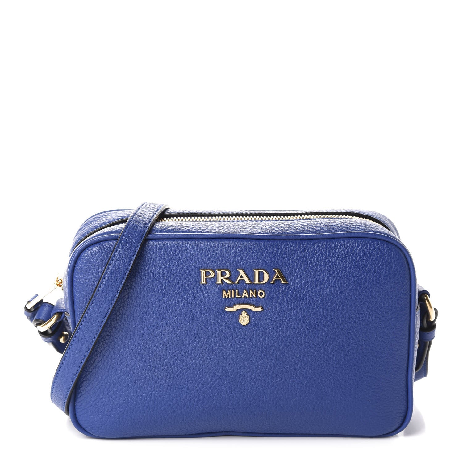 Prada Vitello Phenix Camera Bag Royal 642530 – FASHIONPHILE
