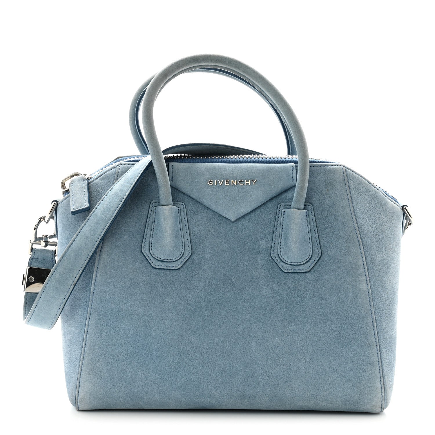 Givenchy Nubuck Small Antigona Blue 1 of 12