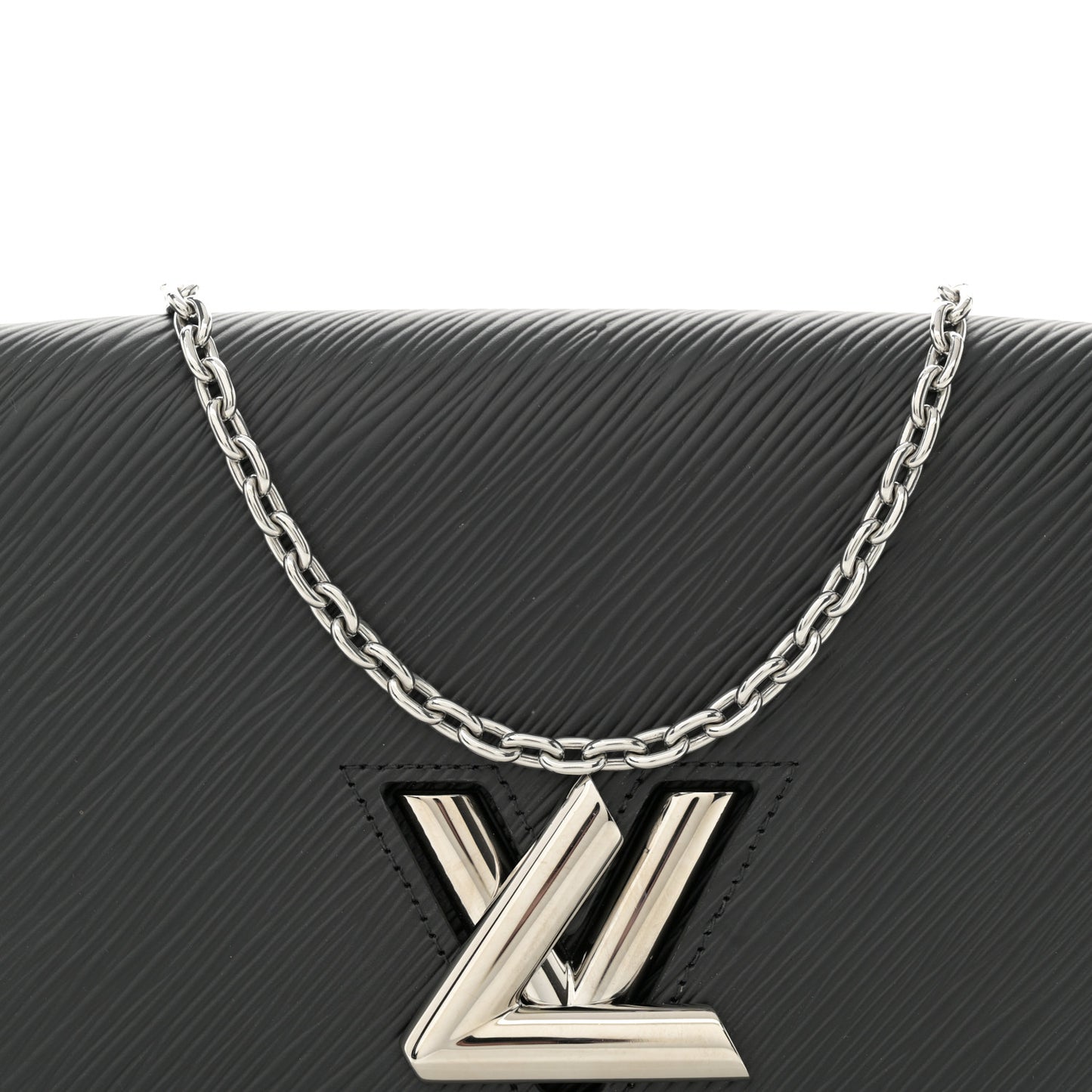 Epi Twist Belt Chain Wallet Black