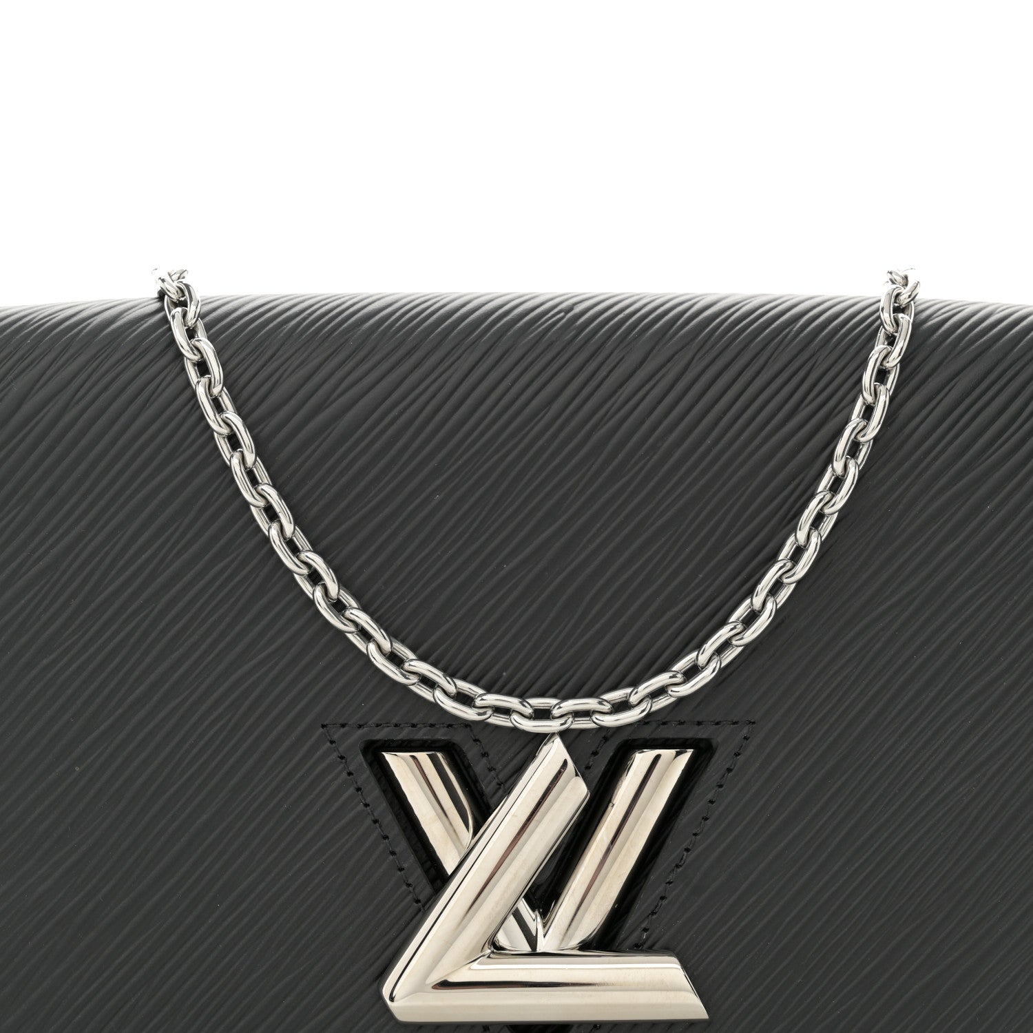 Louis Vuitton Epi Twist Belt Chain Wallet Black 7 of 10