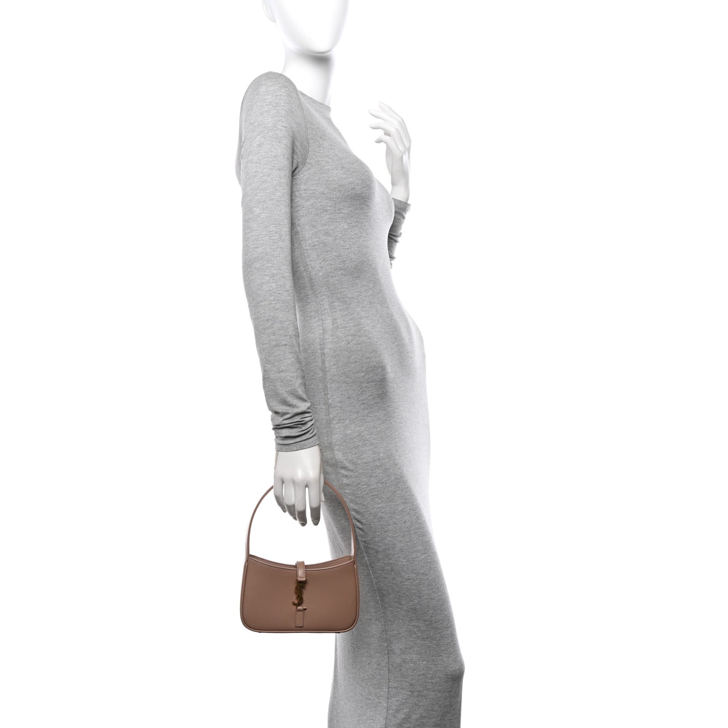 Smooth Calfskin Le 5 A 7 Mini Hobo Rosy Sand
