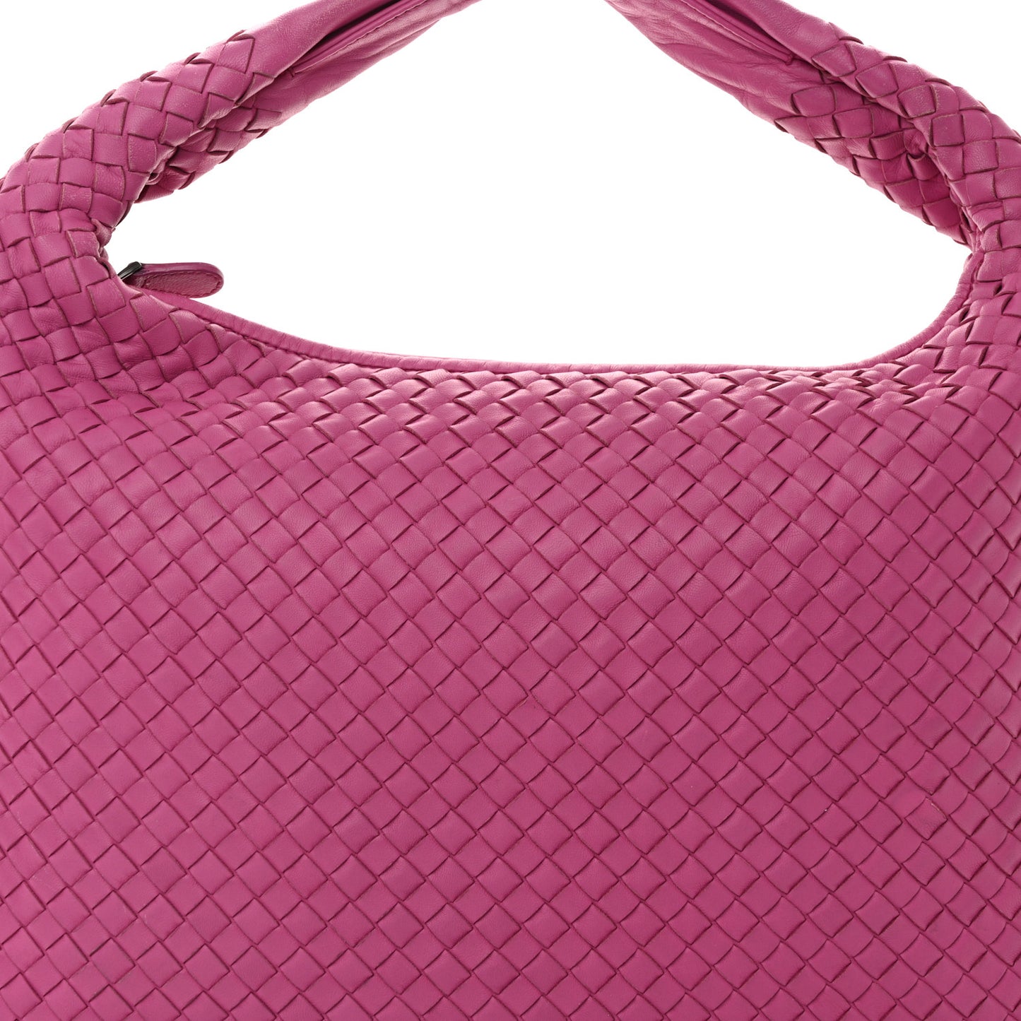 Nappa Intrecciato Large Veneta Hobo Ametiste