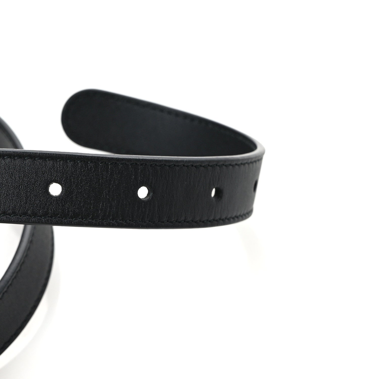Gucci Calfskin Double G 20mm Belt 85 34 Black 4 of 4