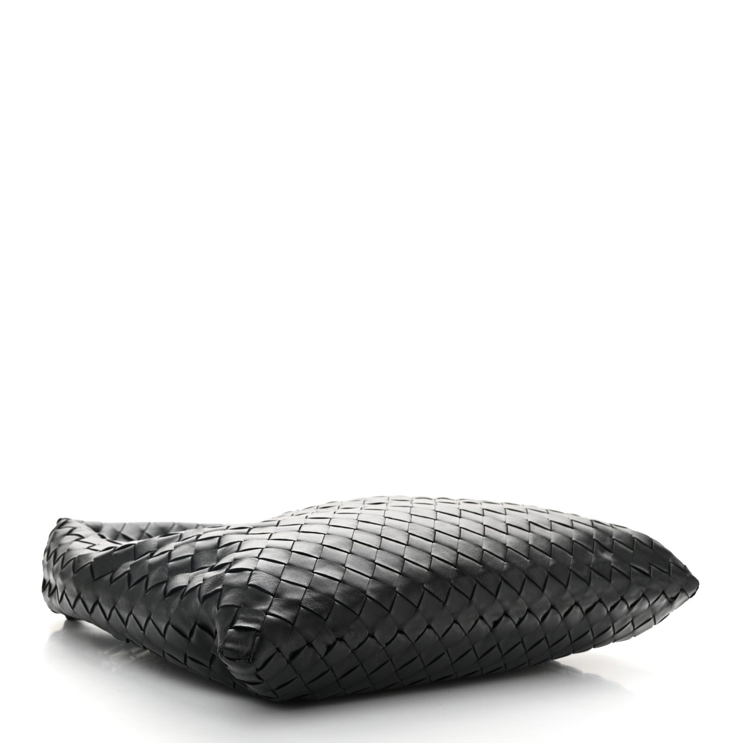 Calfskin Intrecciato Small Hop Black