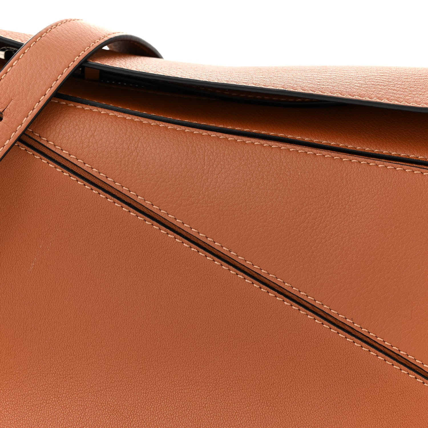 Loewe Calfskin Small Puzzle Bag Tan 7 of 11