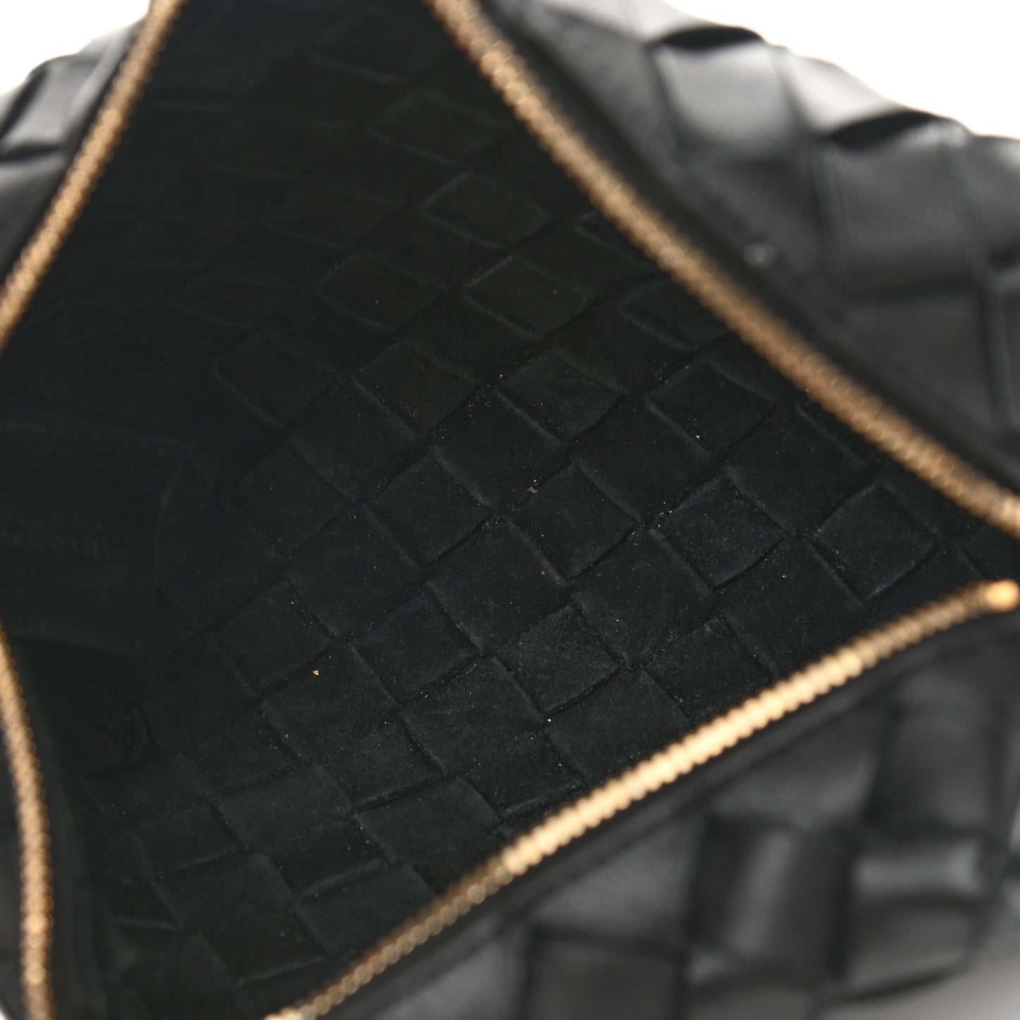 Nappa Intrecciato Mini Loop Camera Bag Black