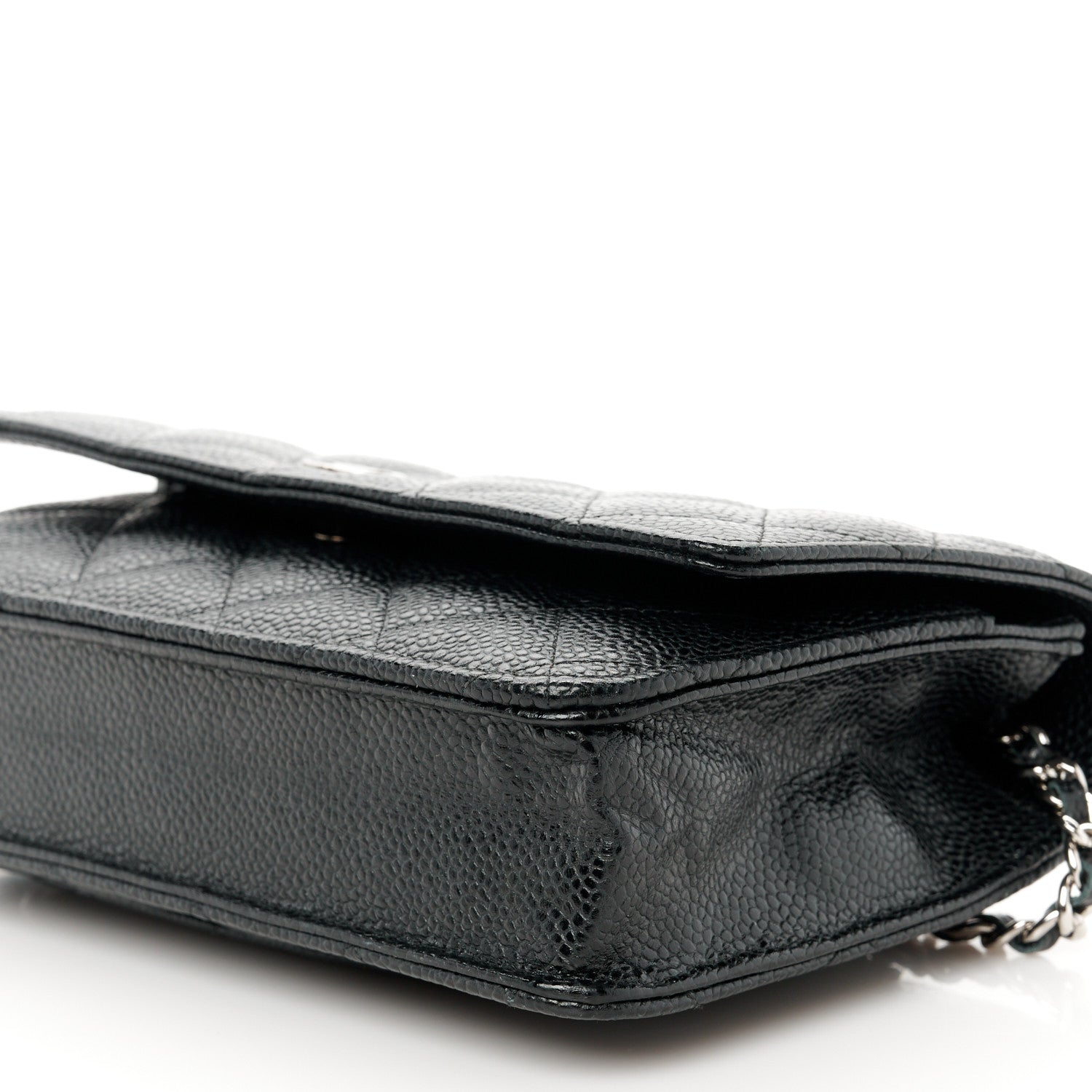 Chanel Caviar Quilted Wallet on Chain WOC Black 11 of 12