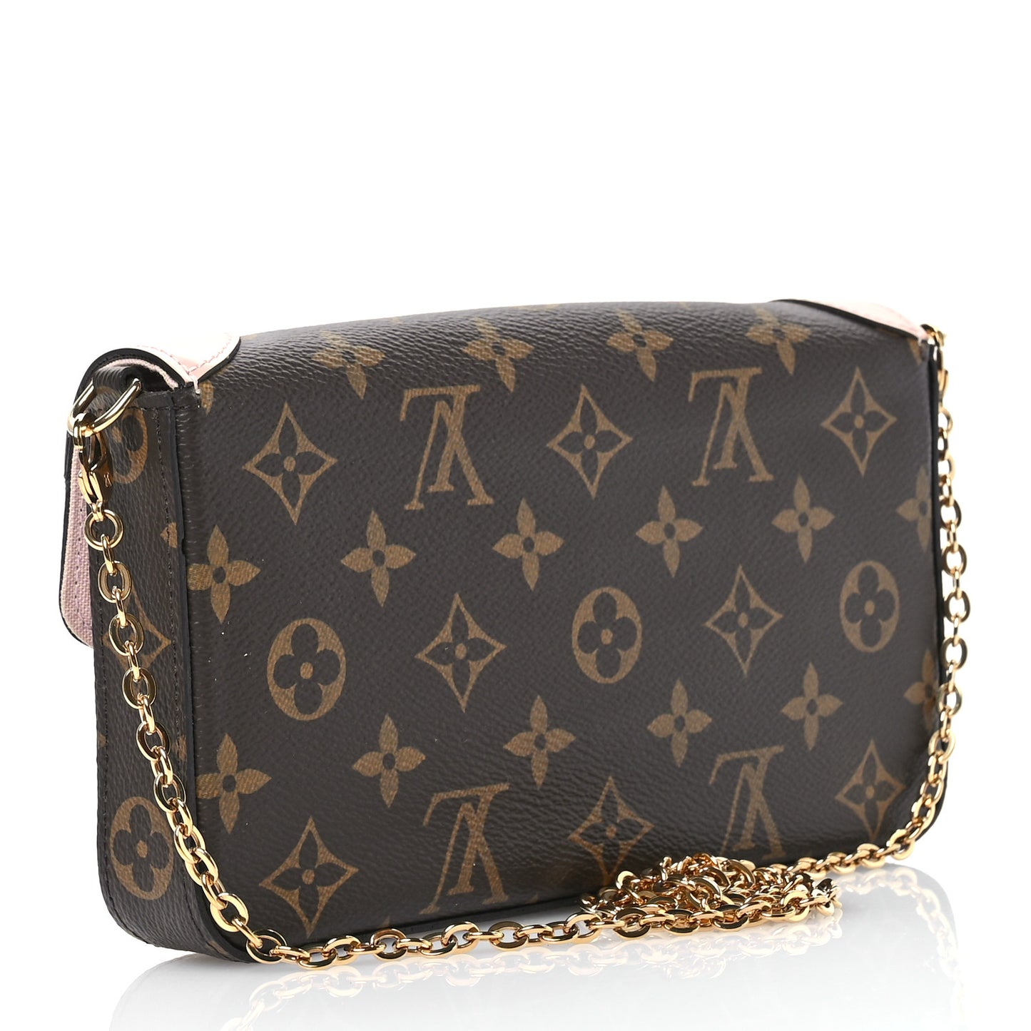 Monogram Valentine Dog Pochette Felicie Chain Wallet