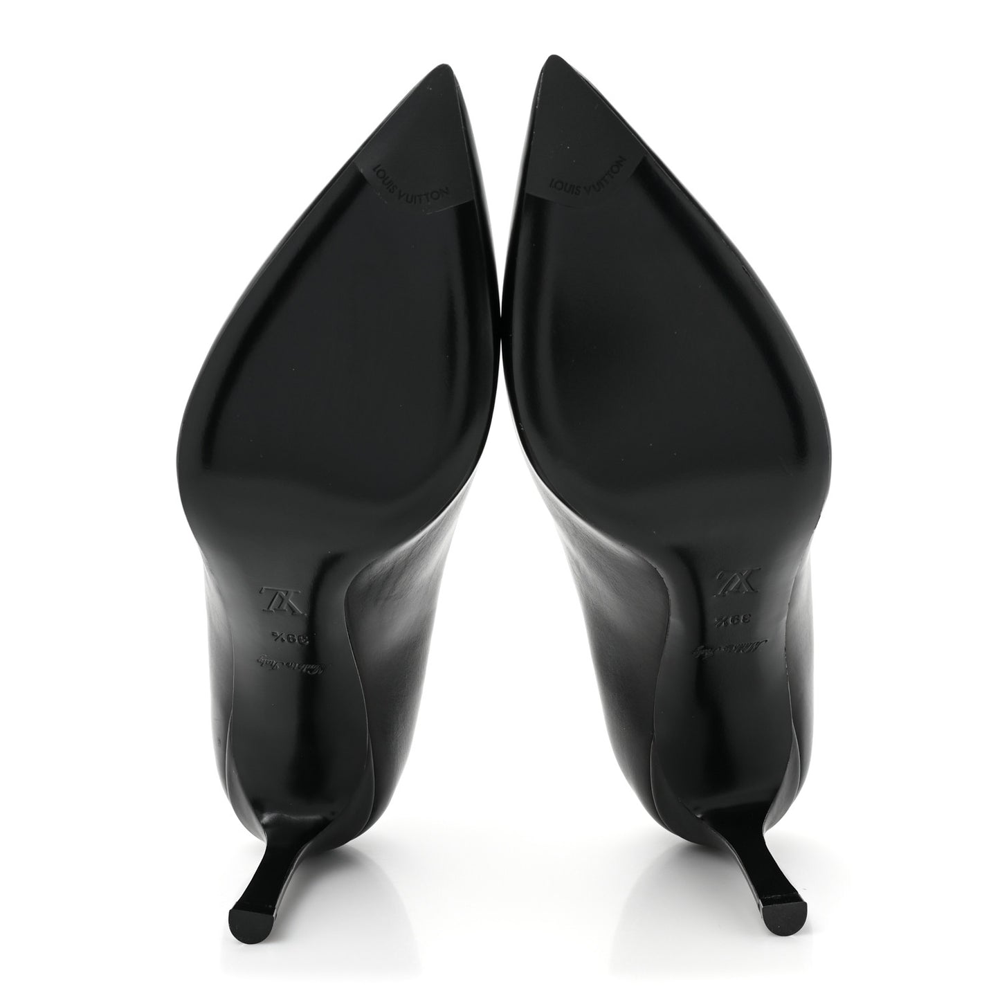 Calfskin Heartbreaker Pumps 39.5 Black