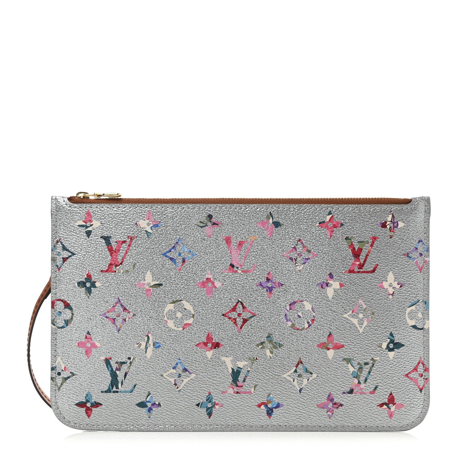 Louis Vuitton Metallic Monogram LV Garden Neverfull MM GM Pochette