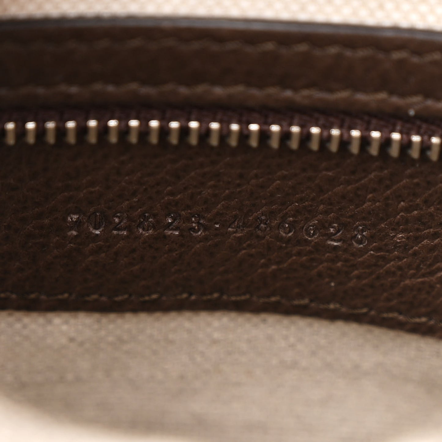 GG Supreme Monogram Textured Calfskin Web Large Attache Shoulder Bag Beige Blue