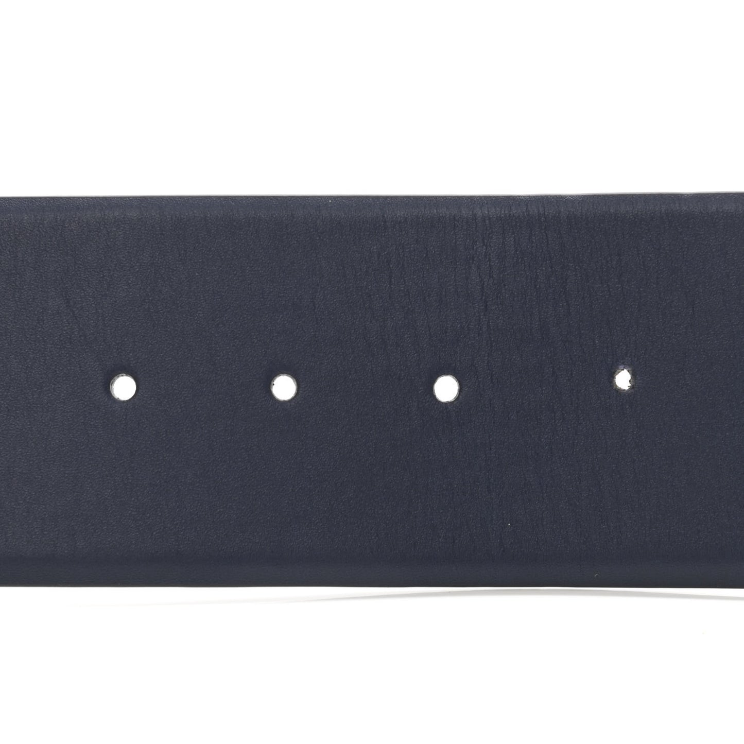 Calfskin Logo Chain Belt 95 38 Blue
