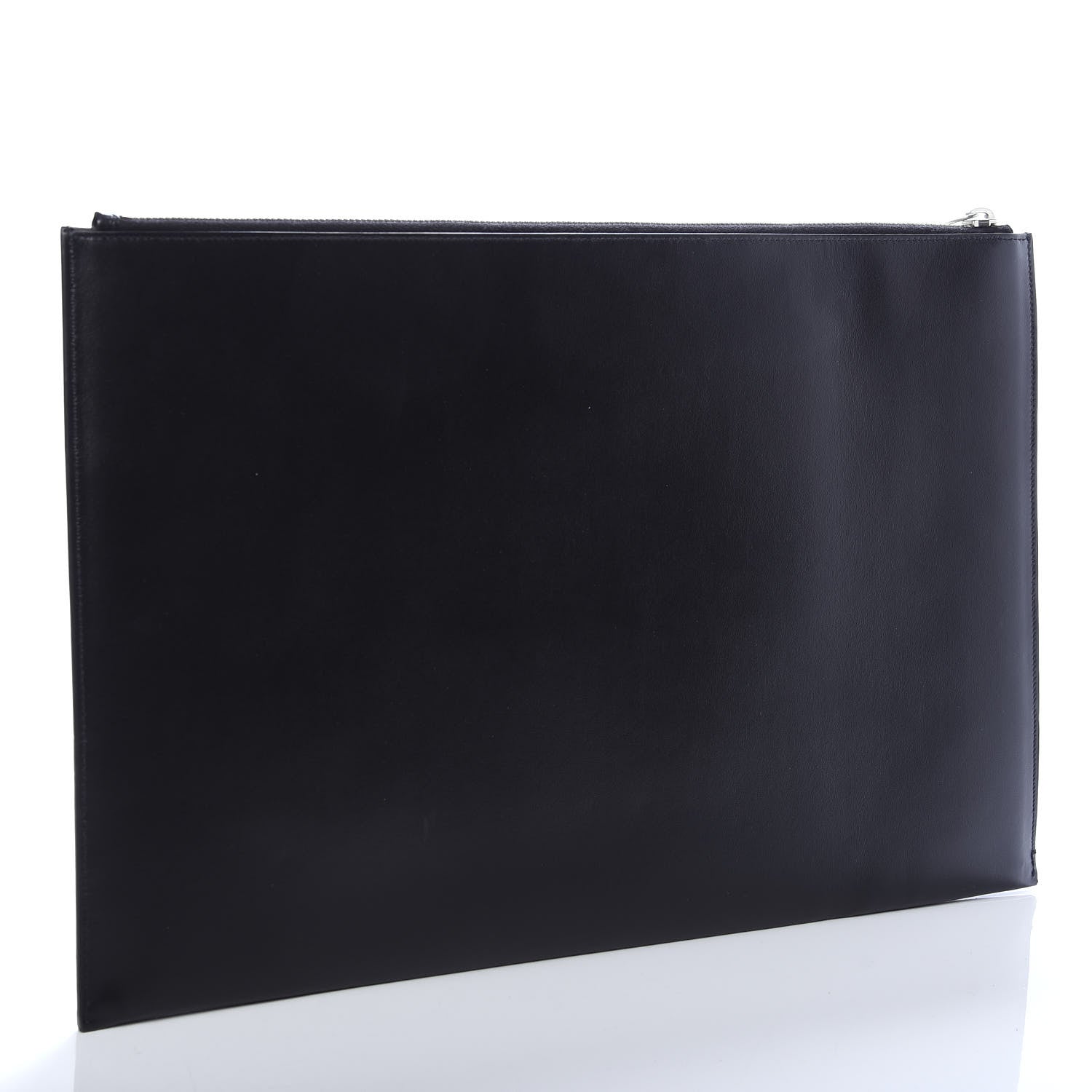 Saint Laurent Calfskin Waiting for Sunset Large Sac De Jour Carryall Pouch Black 3 of 7