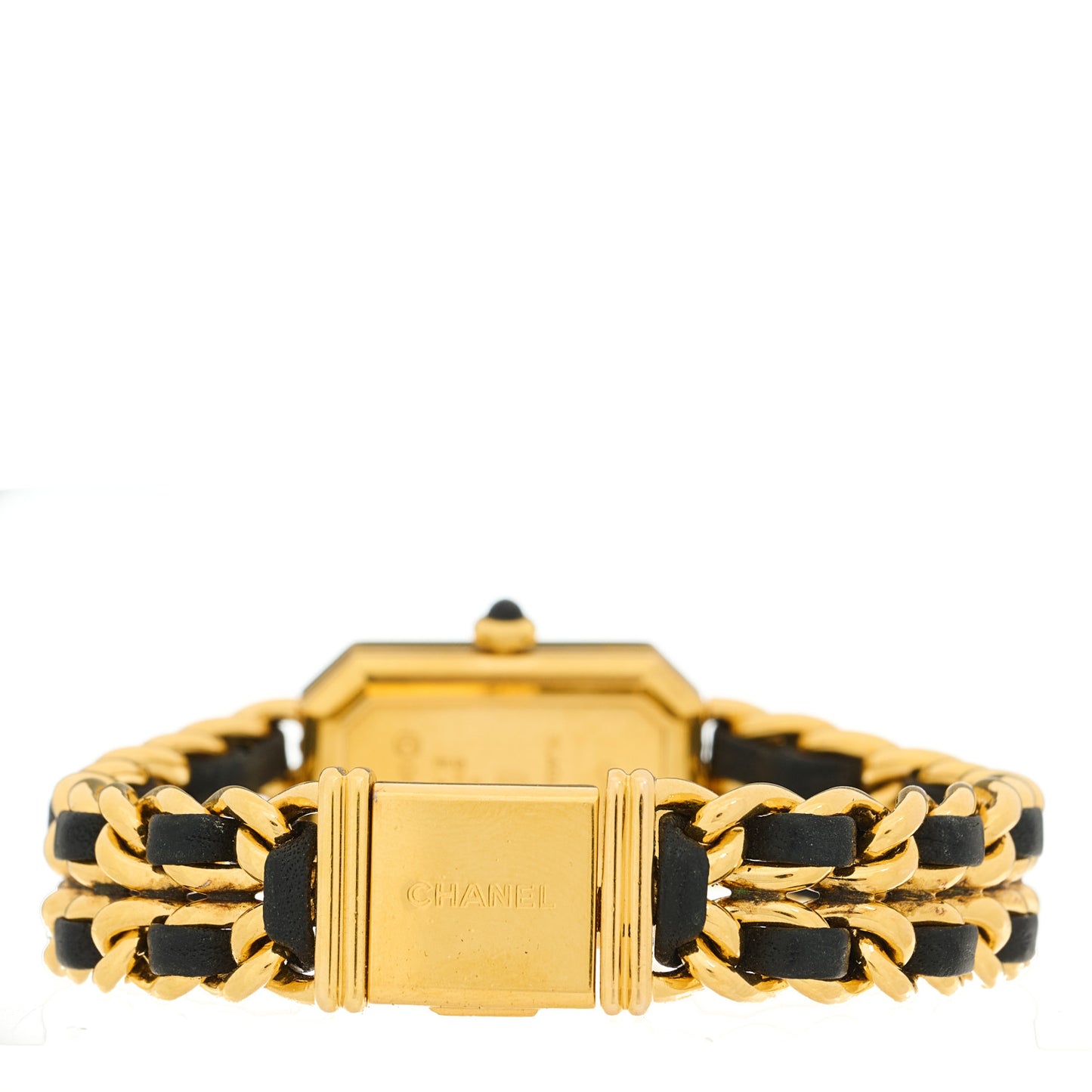 Stainless Steel Lambskin 20mm Chain Premiere Quartz Watch Gold L