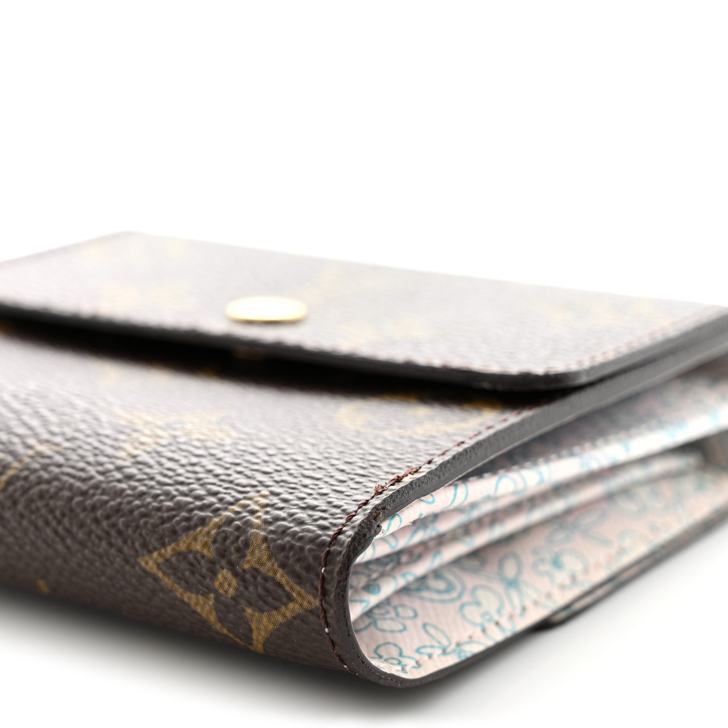 Monogram Fleuri Elise Wallet Rose