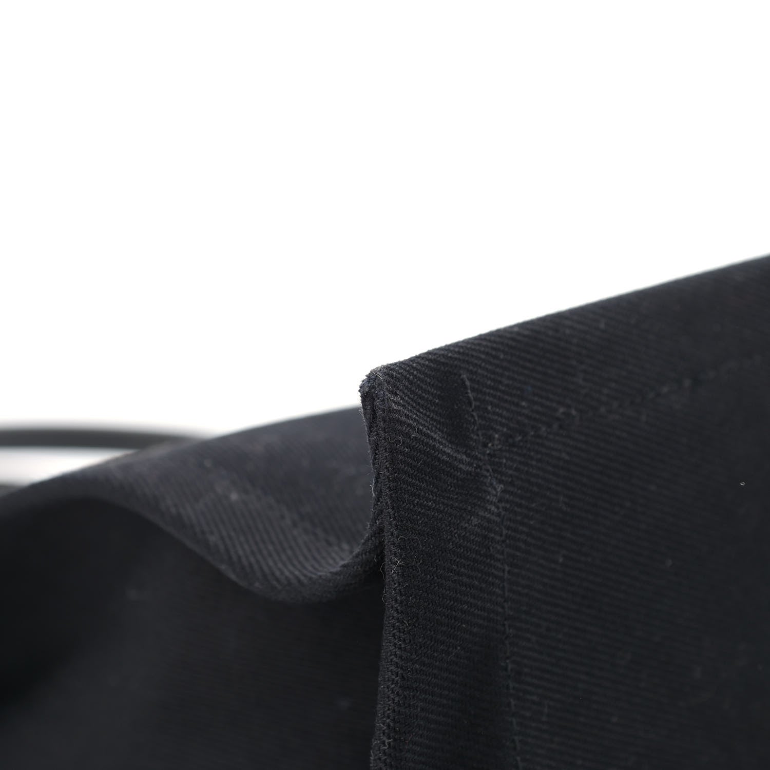 Saint Laurent Linen Calfskin Rive Gauche North South Tote Black 5 of 12