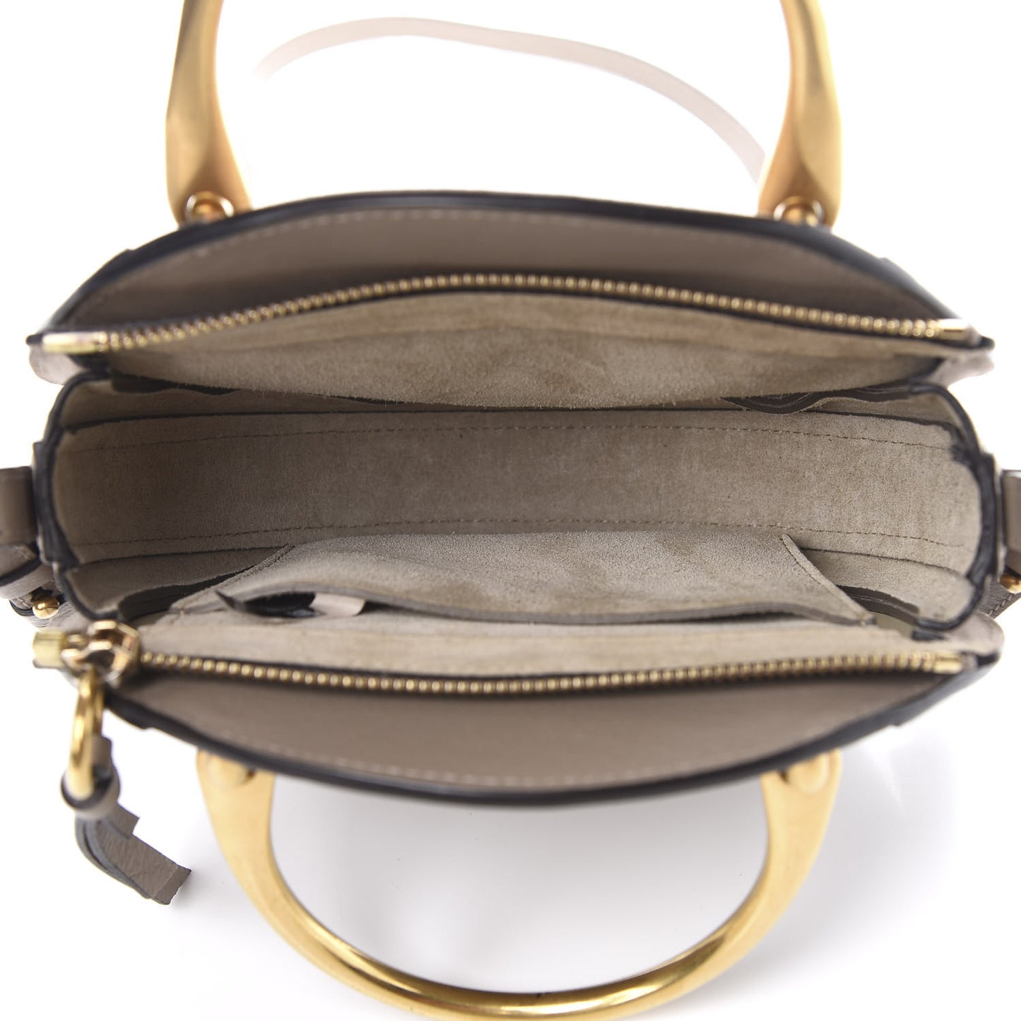 Calfskin Suede Small Pixie Bag Motty Grey