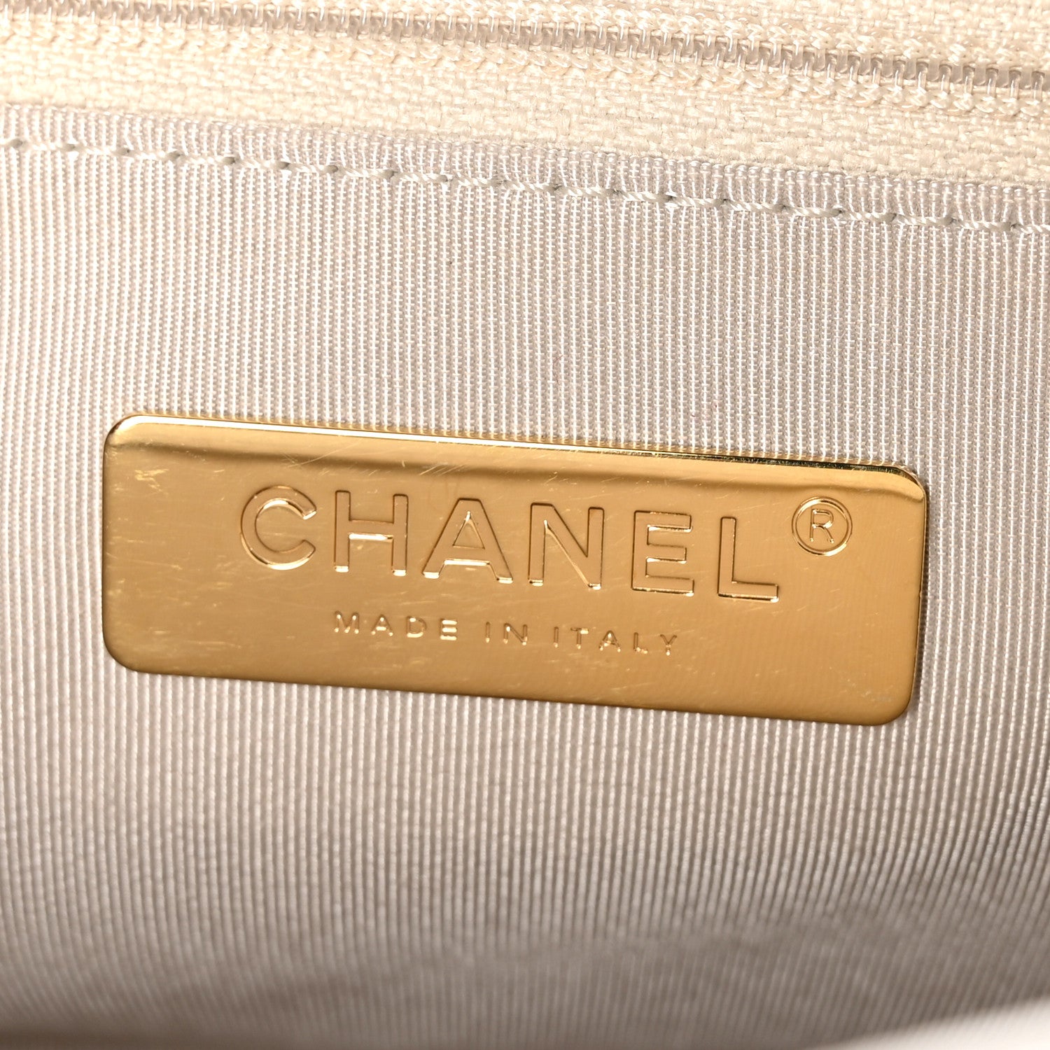 Chanel Lambskin Calfskin Quilted Shoulder Flap Bag Beige White 6 of 11