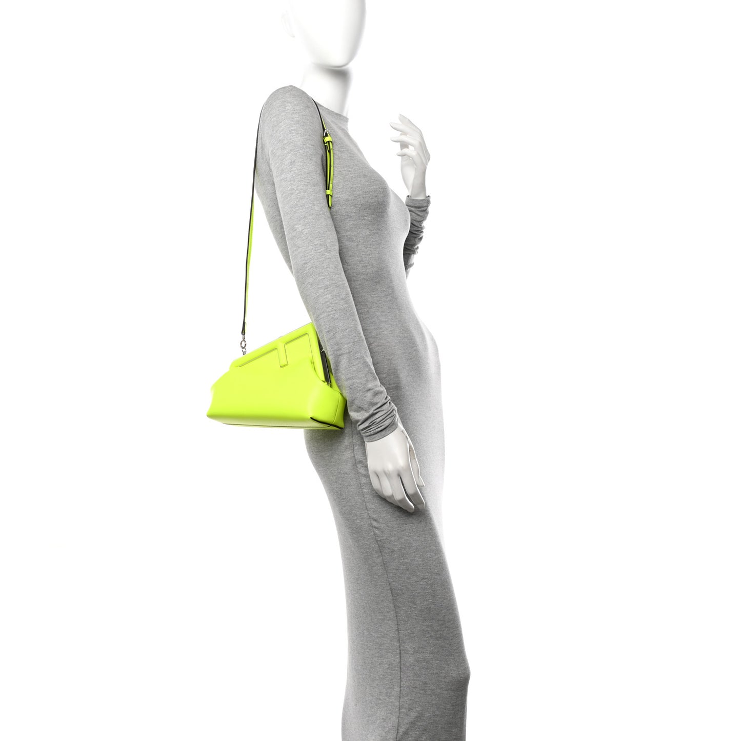 Shiny Nappa Small Fendi First Fluo