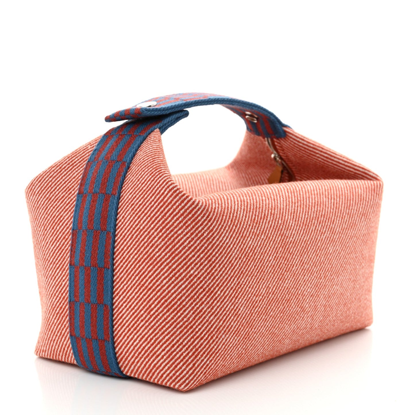 Wool Large Bride-A-Brac H Natte Pouch Tomette