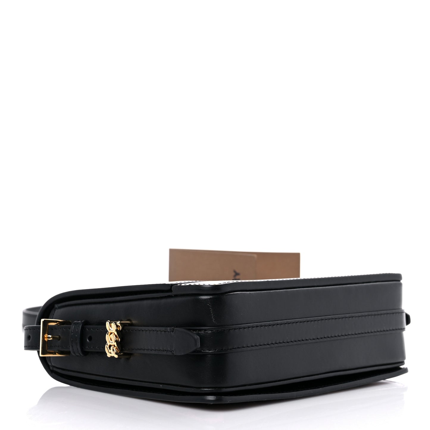 Calfskin Leopard Small Grace Bag Black