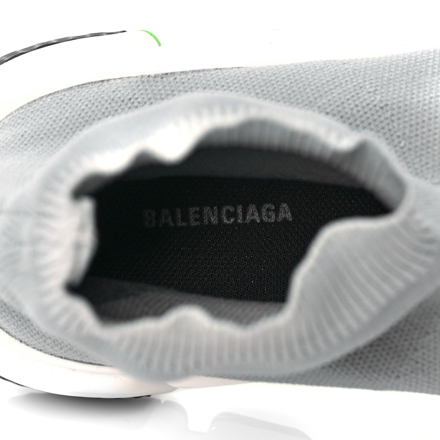 Neoprene Knit Womens Speed Sneakers 38 Gris Roche