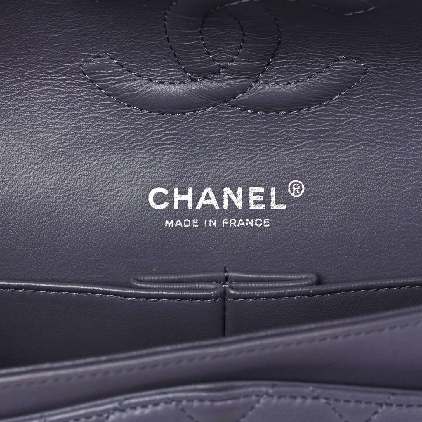 Lambskin Medium Double Flap Lavender