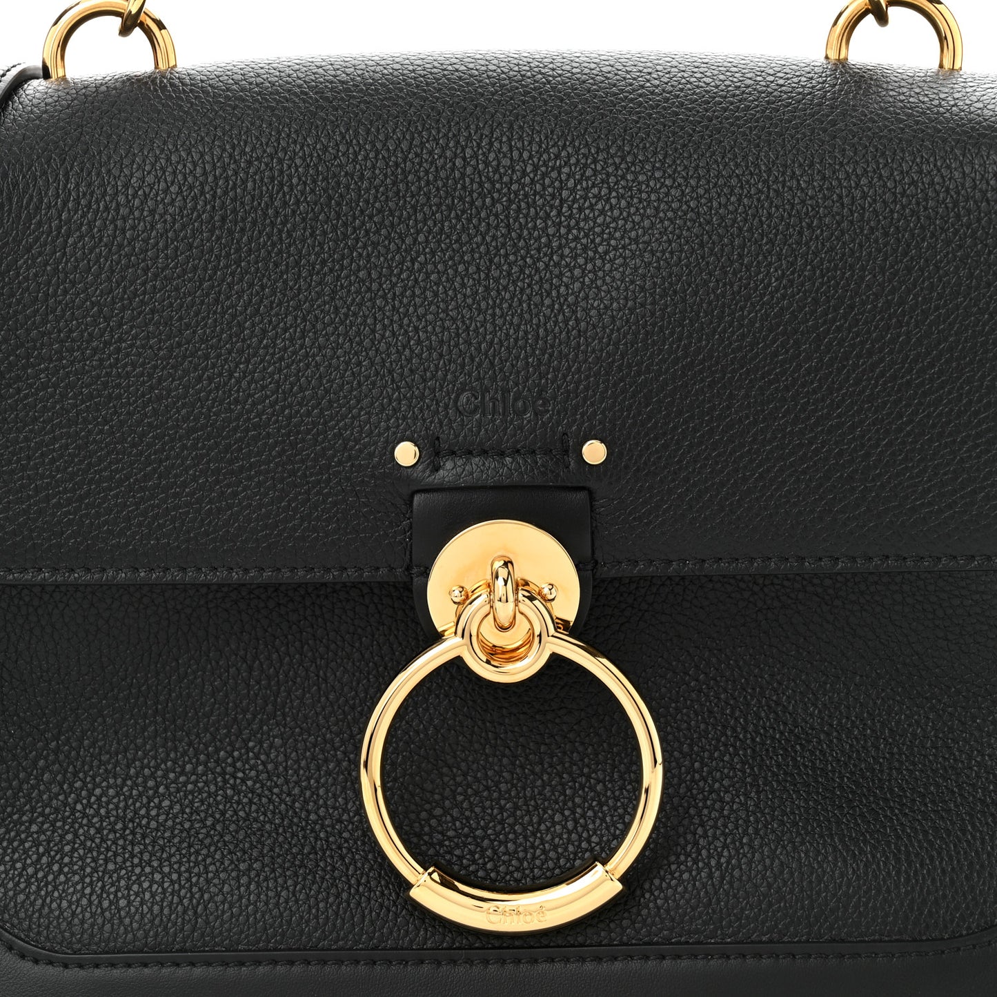 Calfskin Small Tess Day Bag Black