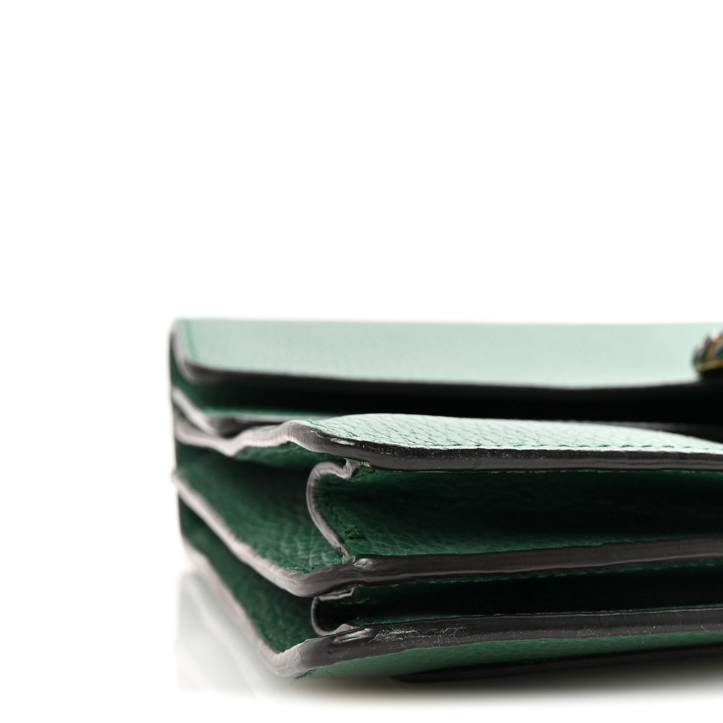 Dollar Calfskin Crystal Medium Dionysus Shoulder Bag Emerald