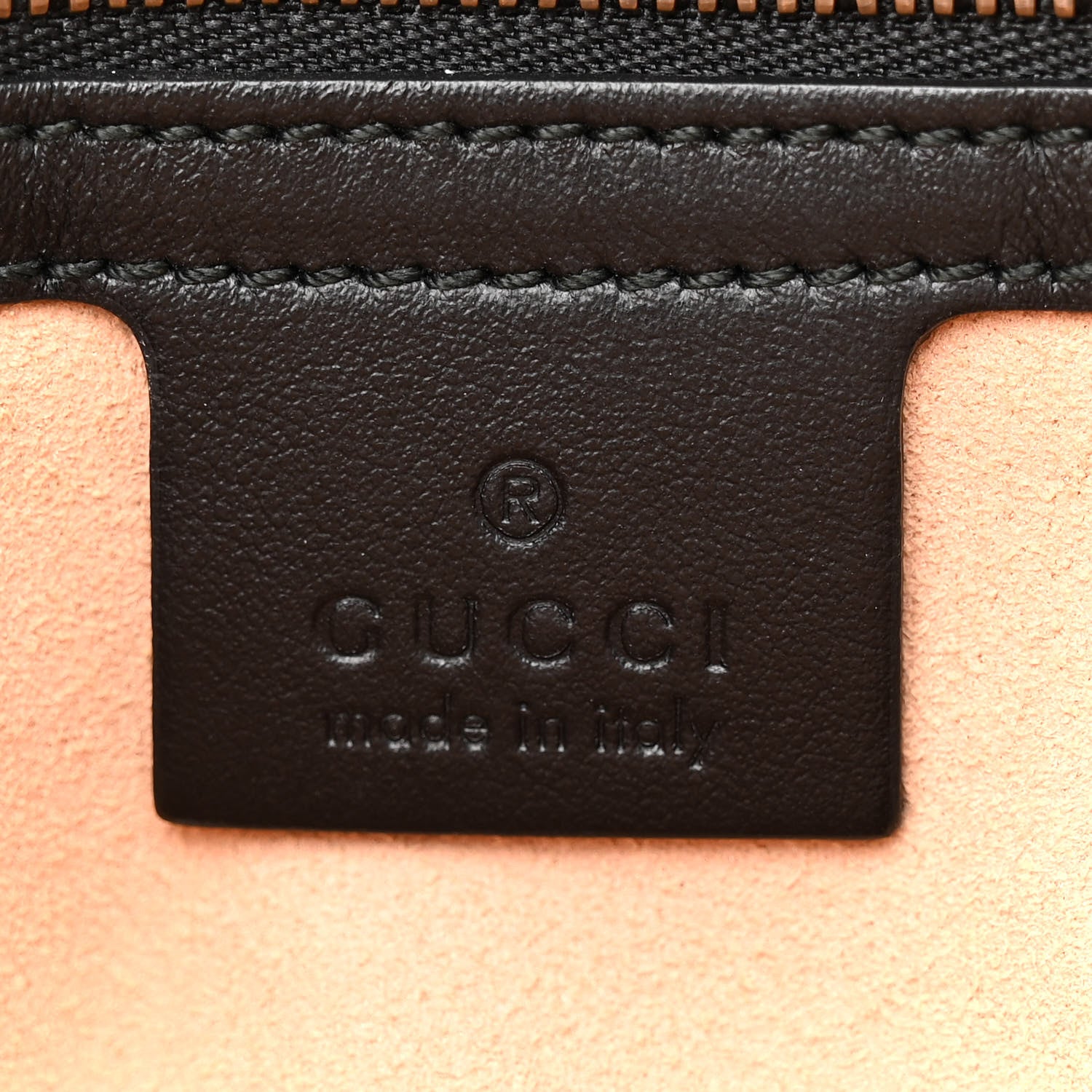 Gucci Calfskin Matelasse Mens GG Marmont Belt Bag 80 32 Black 6 of 13