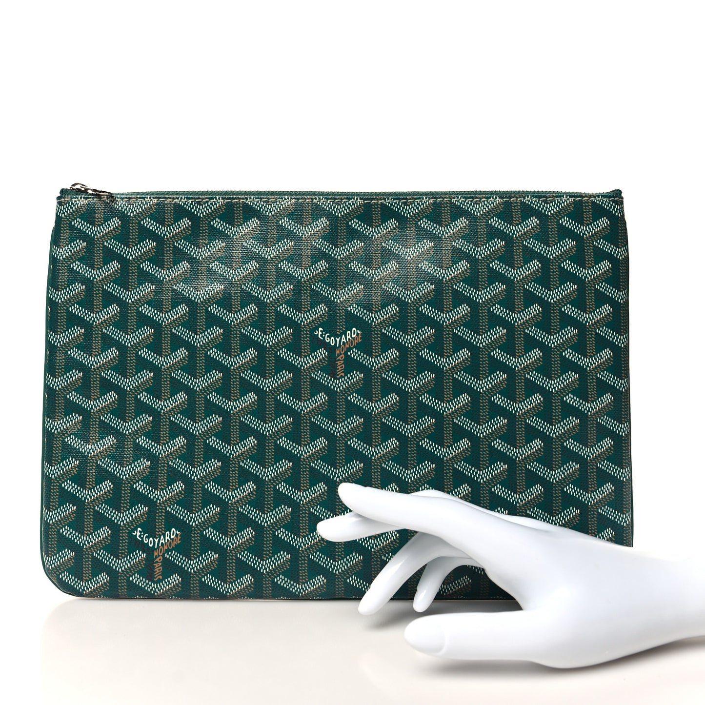 Goyardine Senat Pochette MM Green