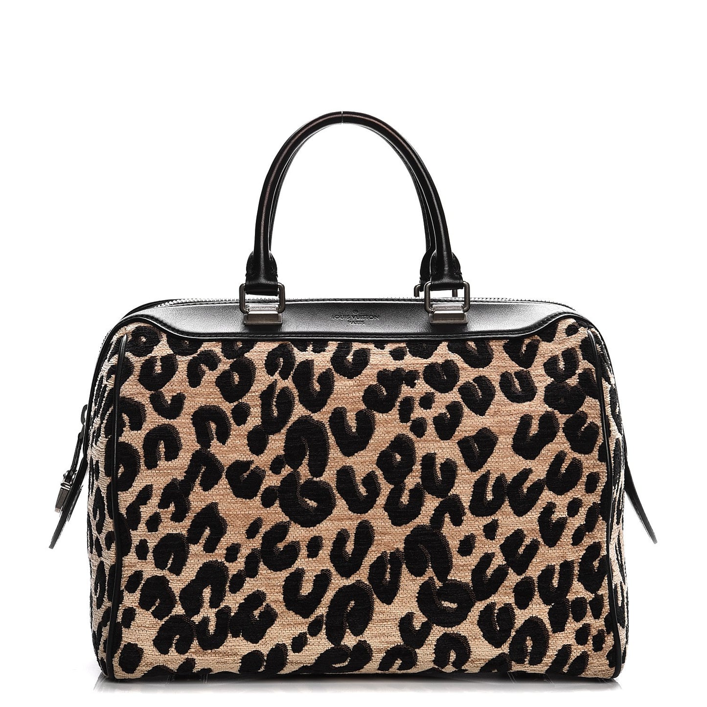 Jacquard Velvet Leopard Print Stephen Sprouse Speedy