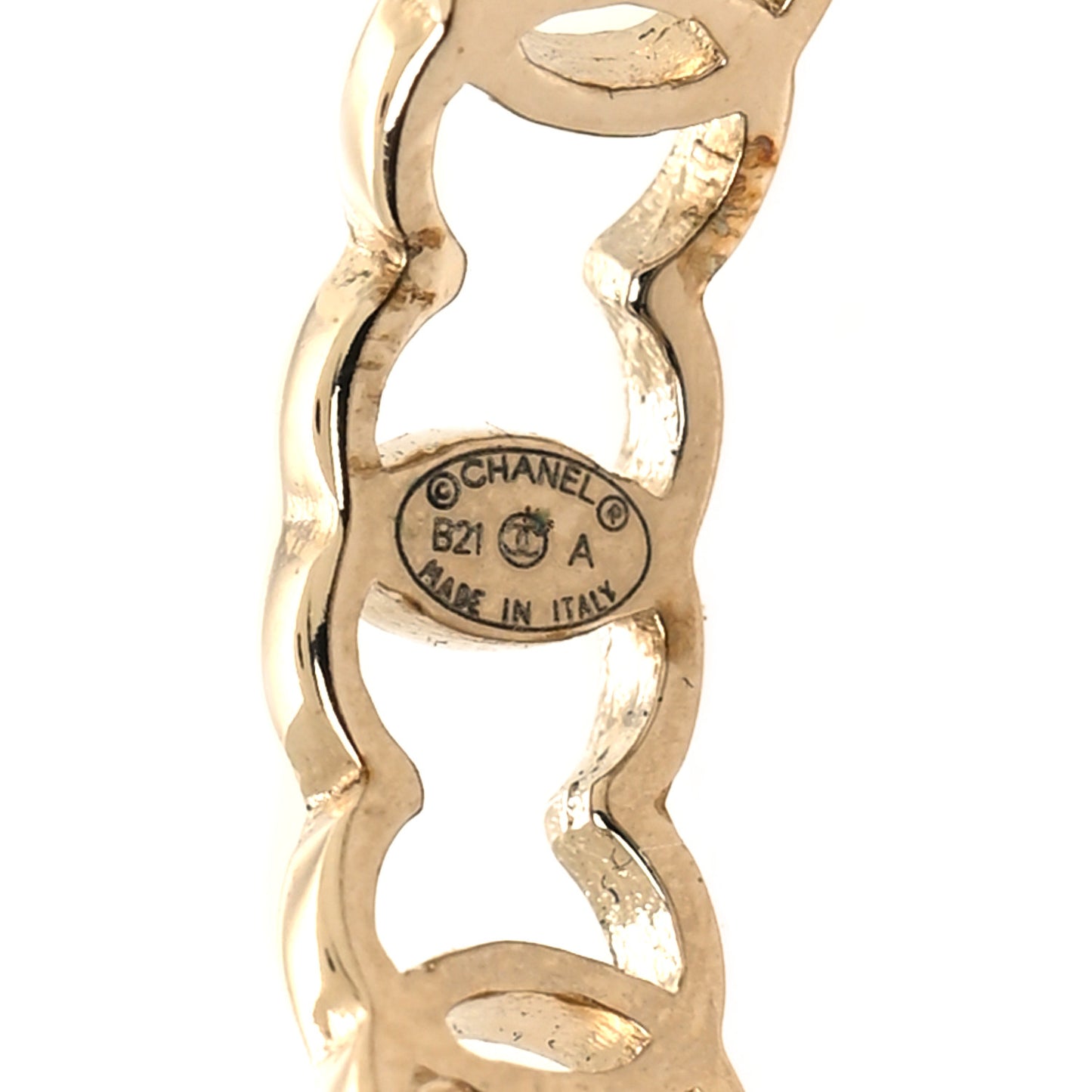 CC Hoop Earrings Gold