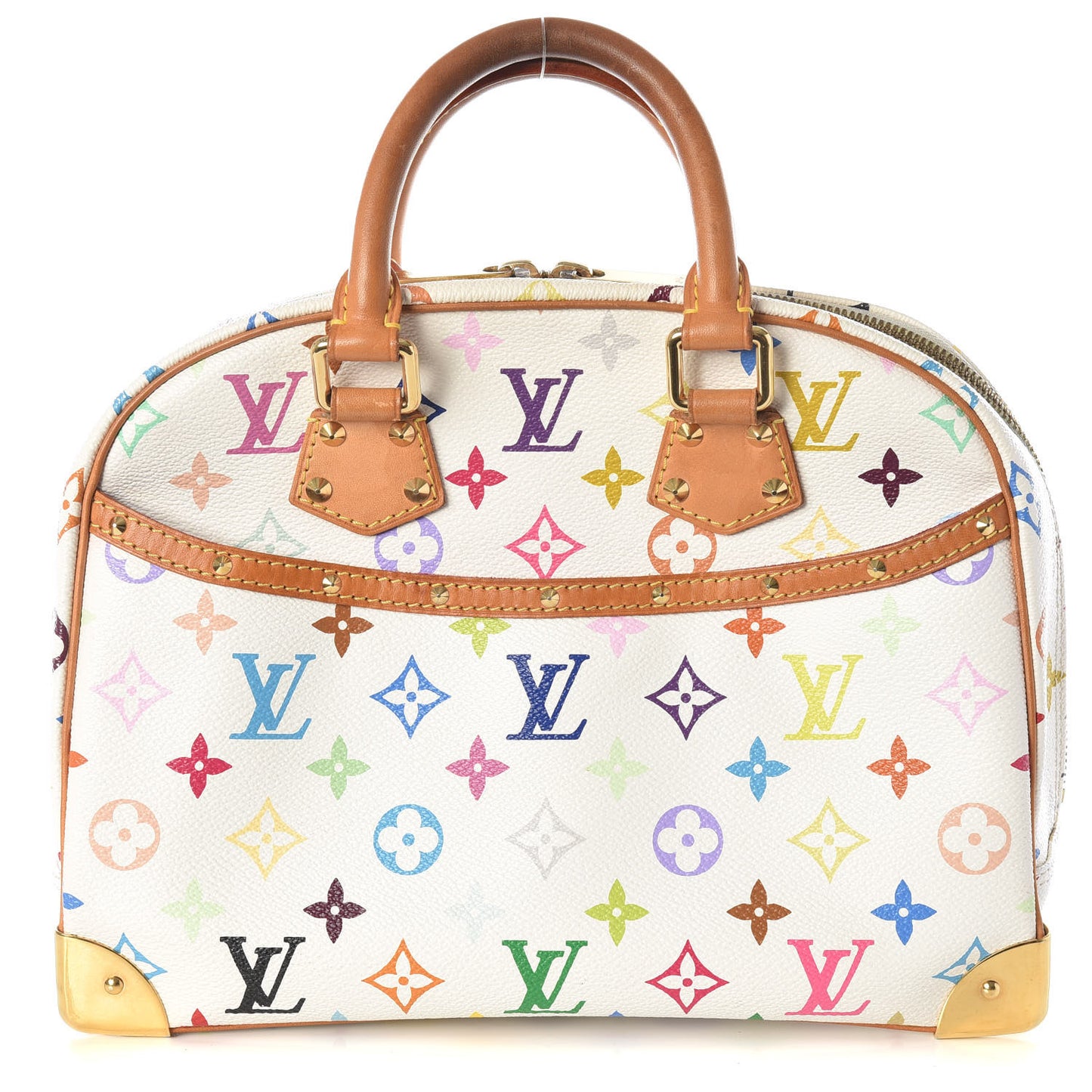 Monogram Multicolor Trouville White