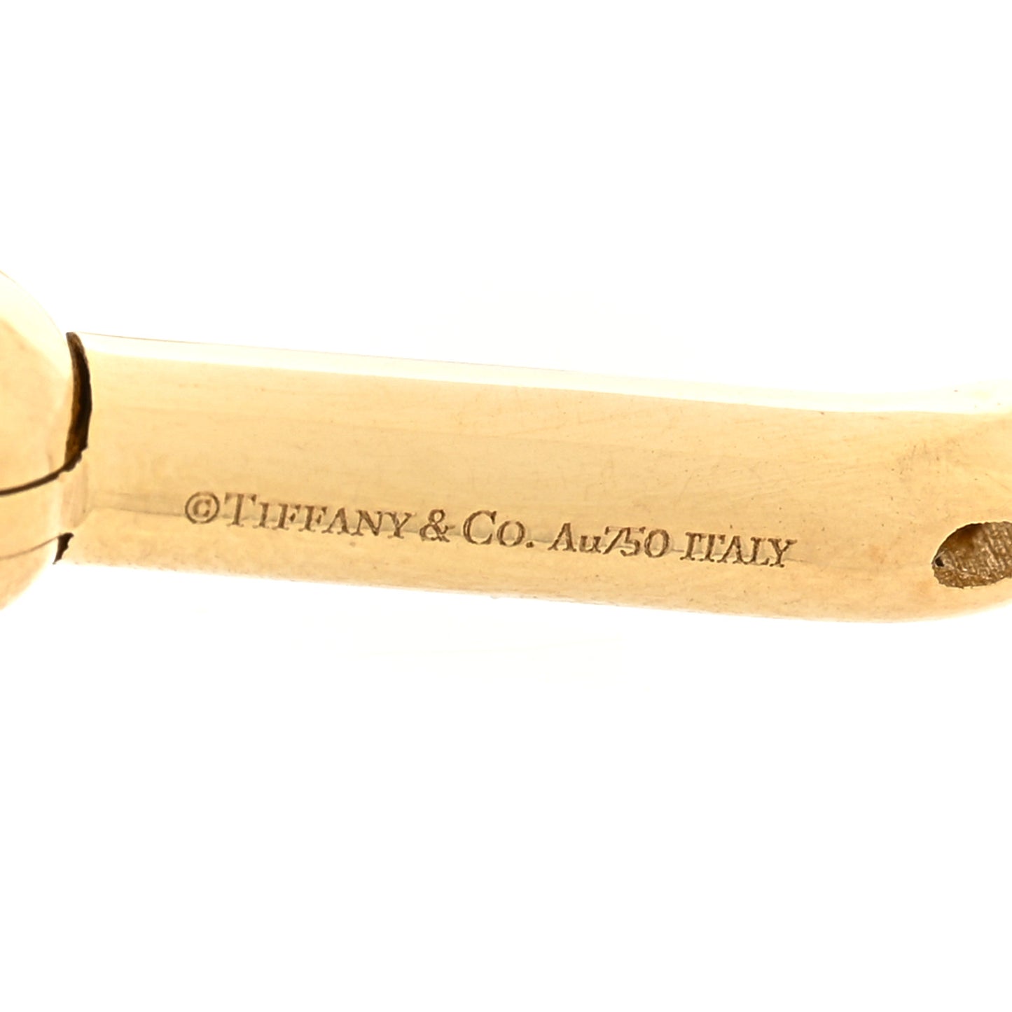 18K Yellow Gold Large HardWear Link Earrings