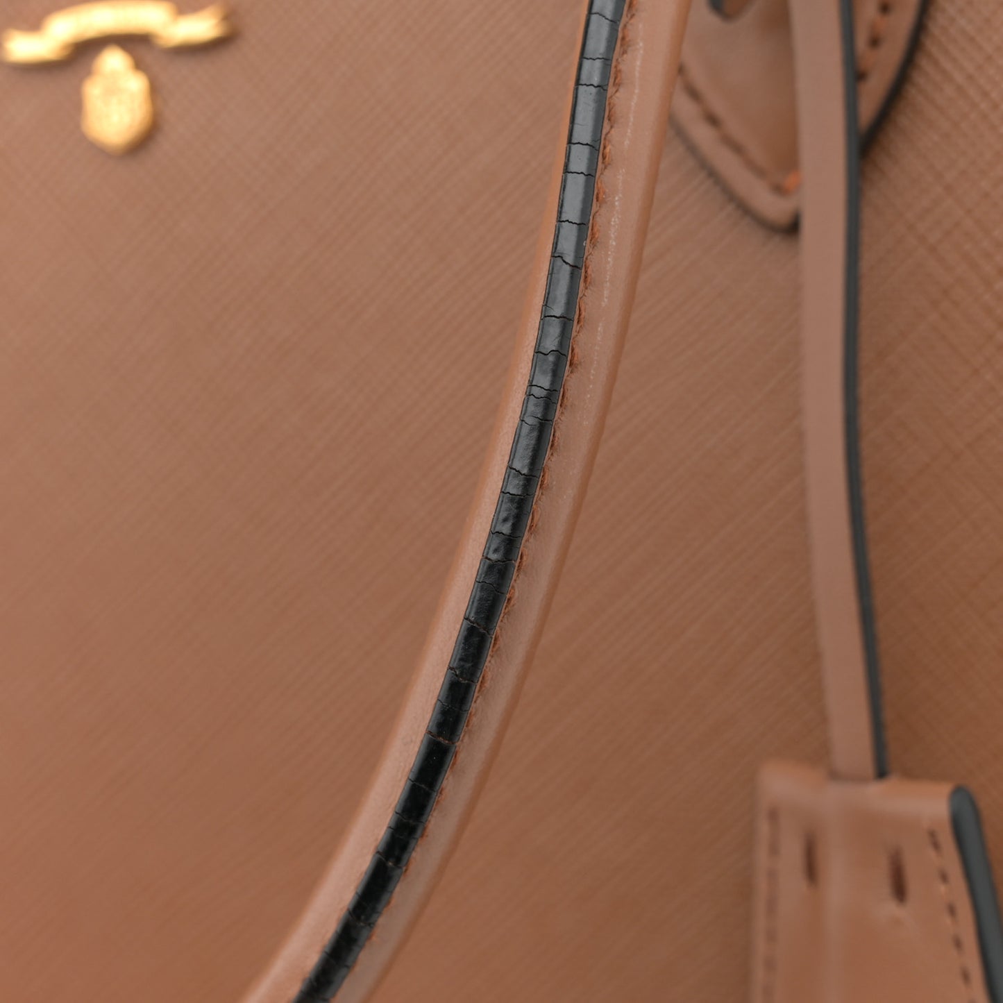 Saffiano Soft Calfskin Large Tote Cannella