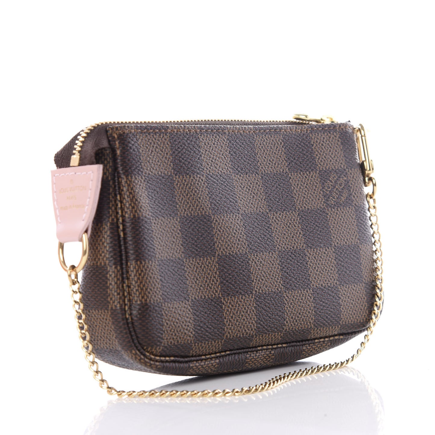 Damier Ebene 2020 Christmas Animation Big Wheel Mini Pochette Accessories Rose Ballerine