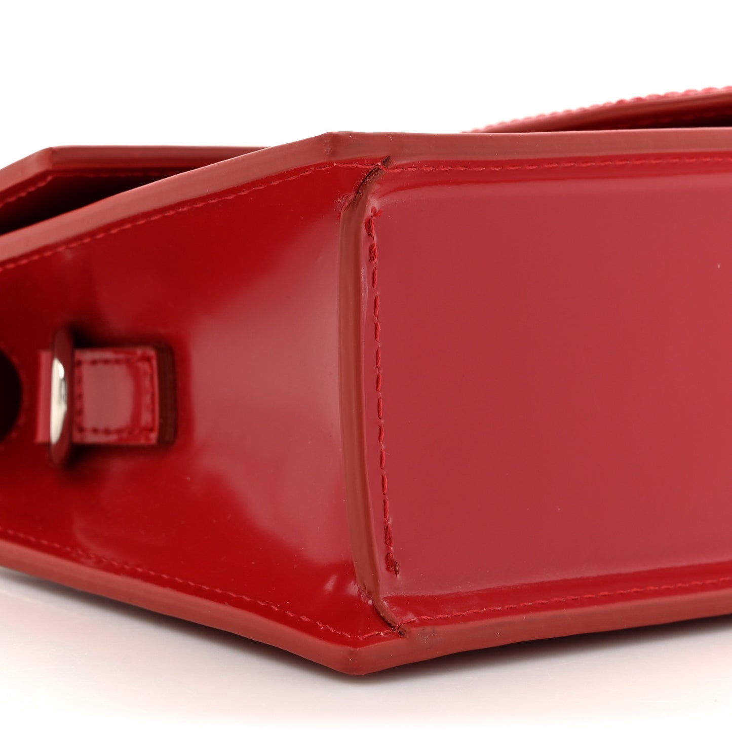 Glazed Calfskin Le Grand Bambino Red