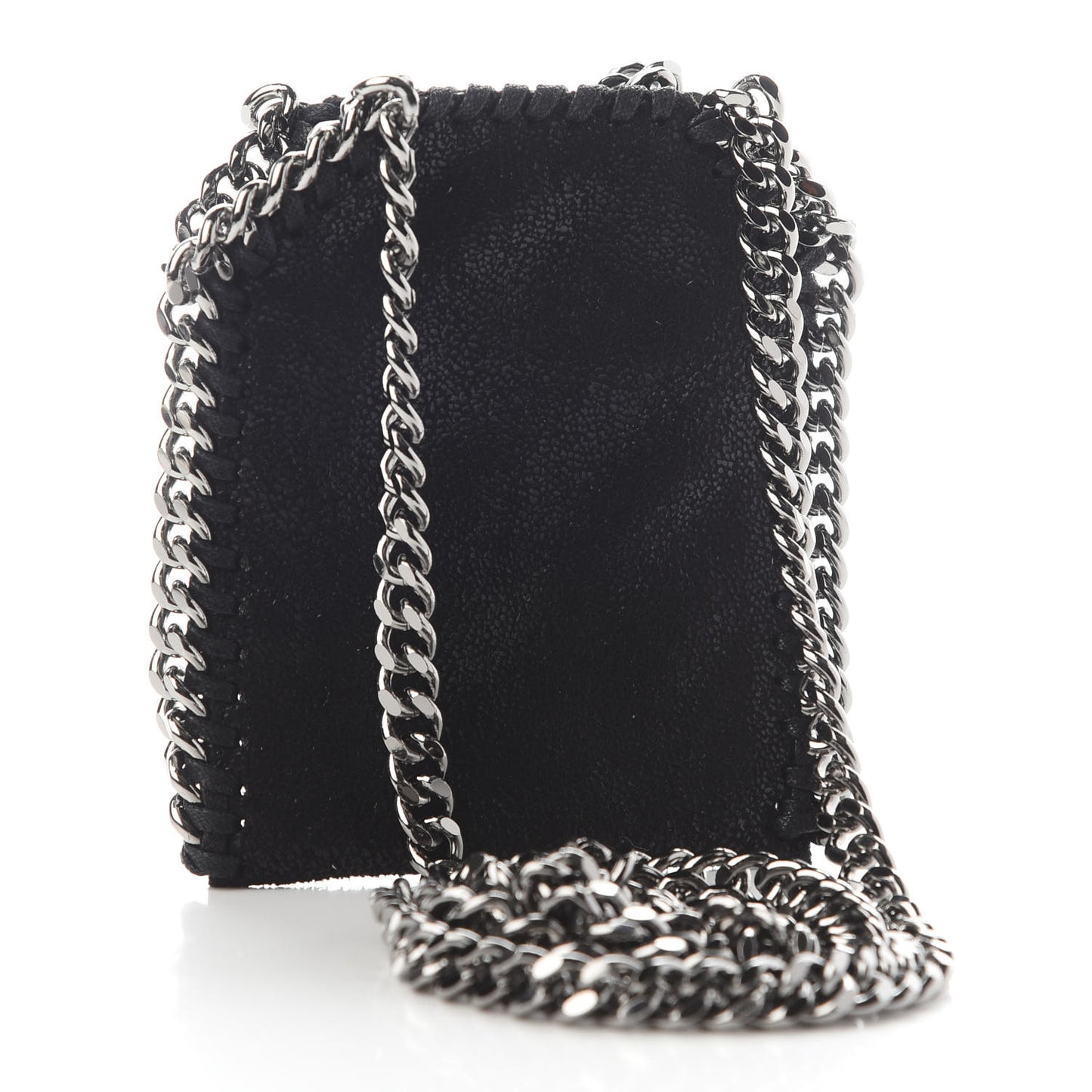 Shaggy Deer Micro Falabella Tote Black