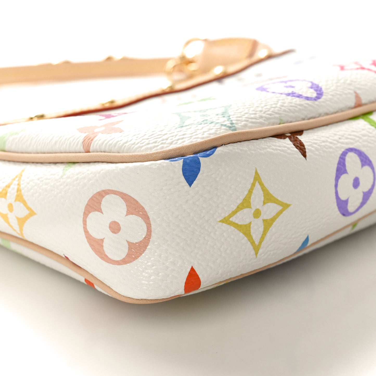 LV X TM Monogram Multicolor Pochette Accessories White