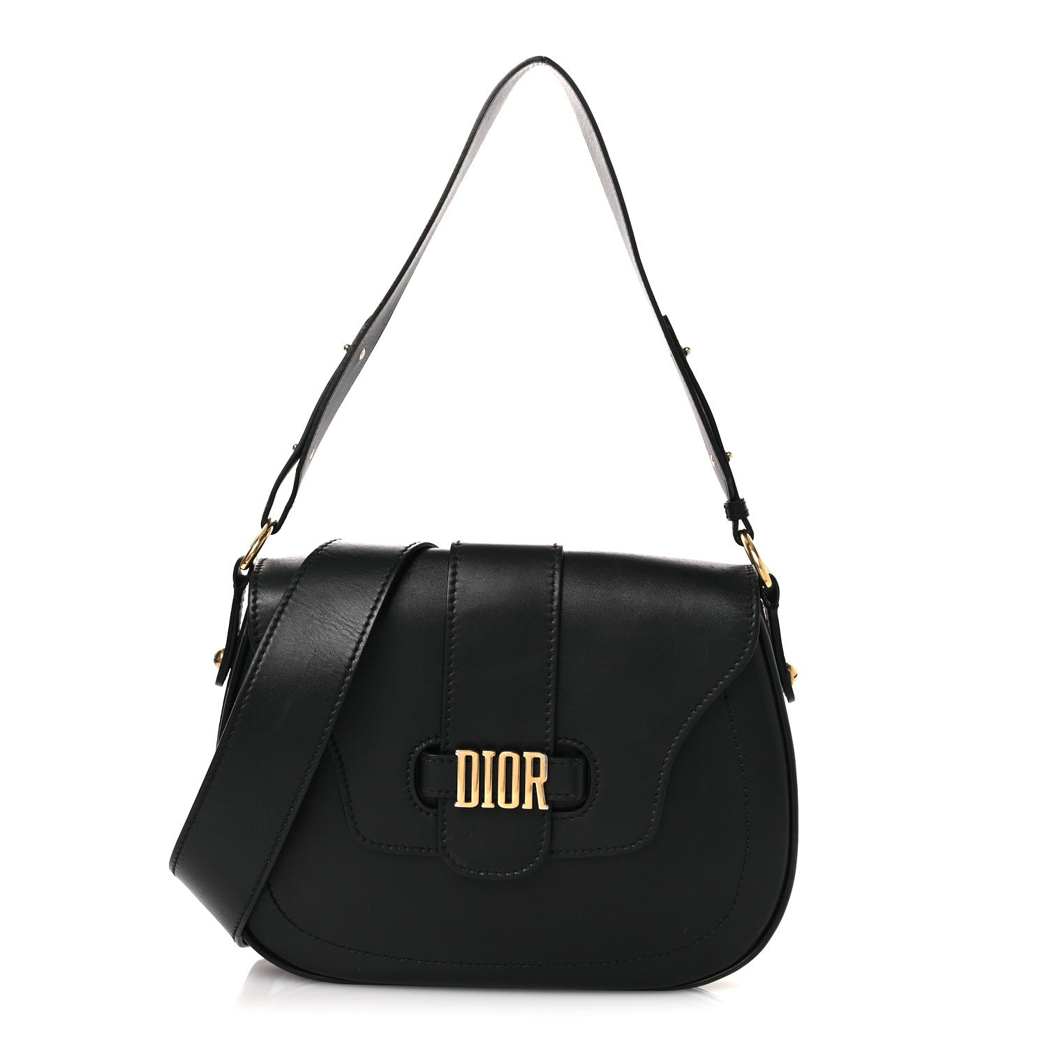ル*ス様 Dior ショルダーバッグ Small Saddle Bag with Strap Latte Grained Calfskin | DIOR