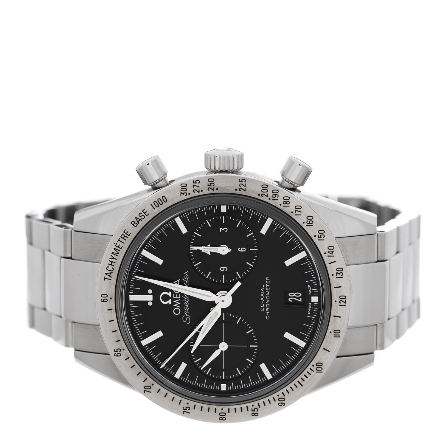 Omega Stainless Steel 41mm Speedmaster 57 Co-Axial Chronometer Automatic Watch Black 331.10.42.51.01.001 2 of 5