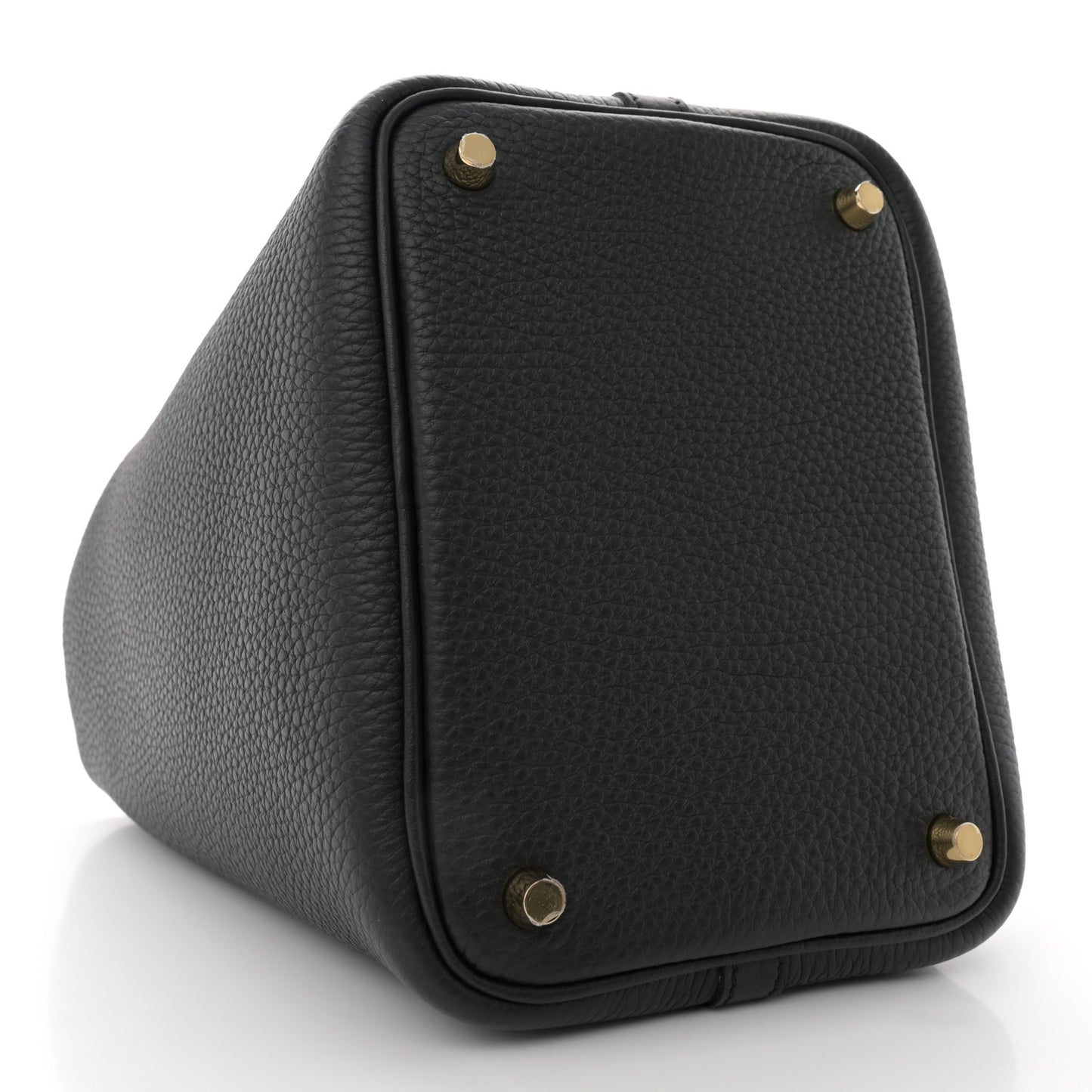 Taurillon Clemence Picotin Lock 18 PM Black