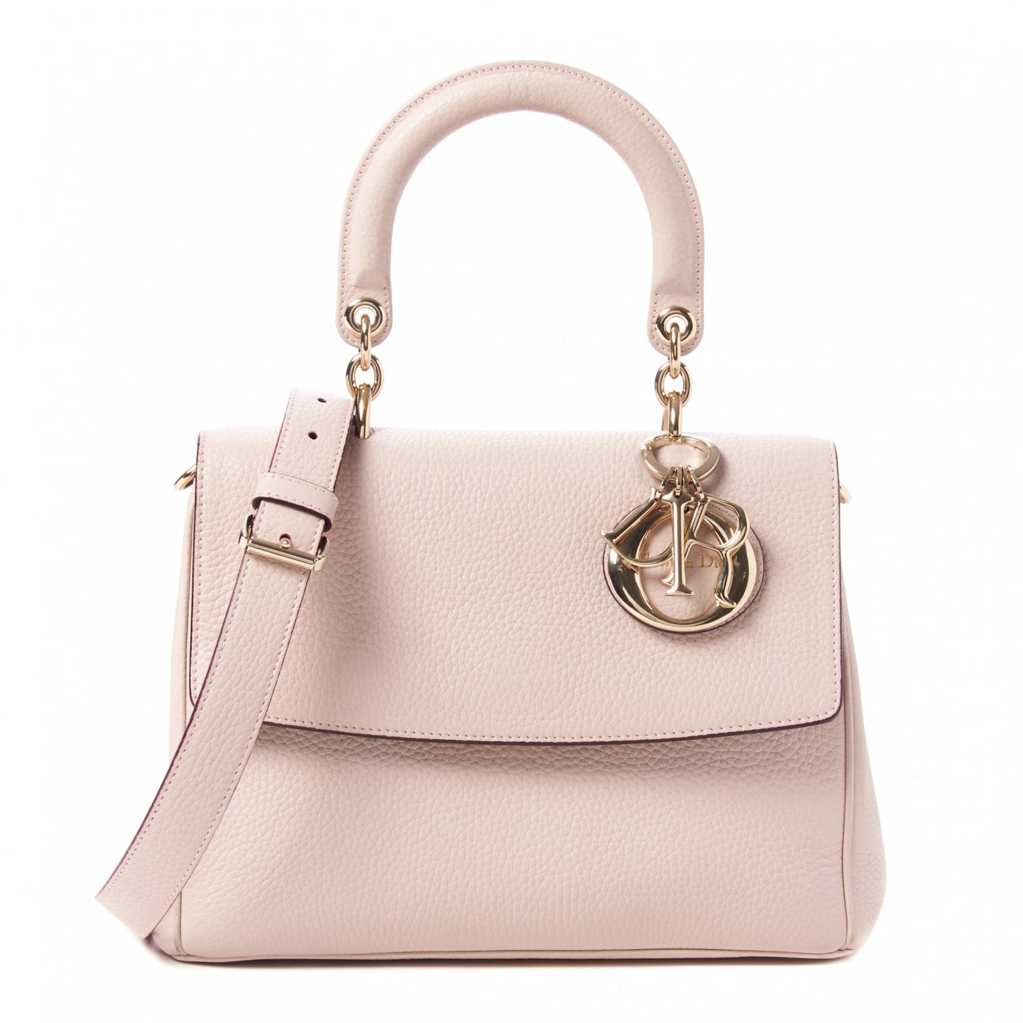 Bullcalf Mini Be Dior Flap Rose Poudre