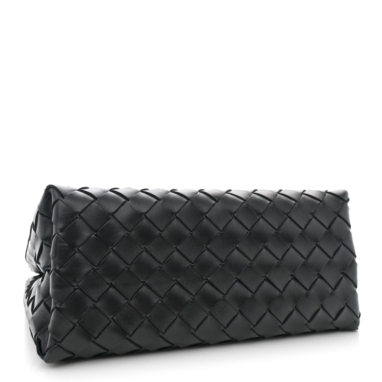 Nappa Intrecciato Small Andiamo With Chain Shoulder Bag Black