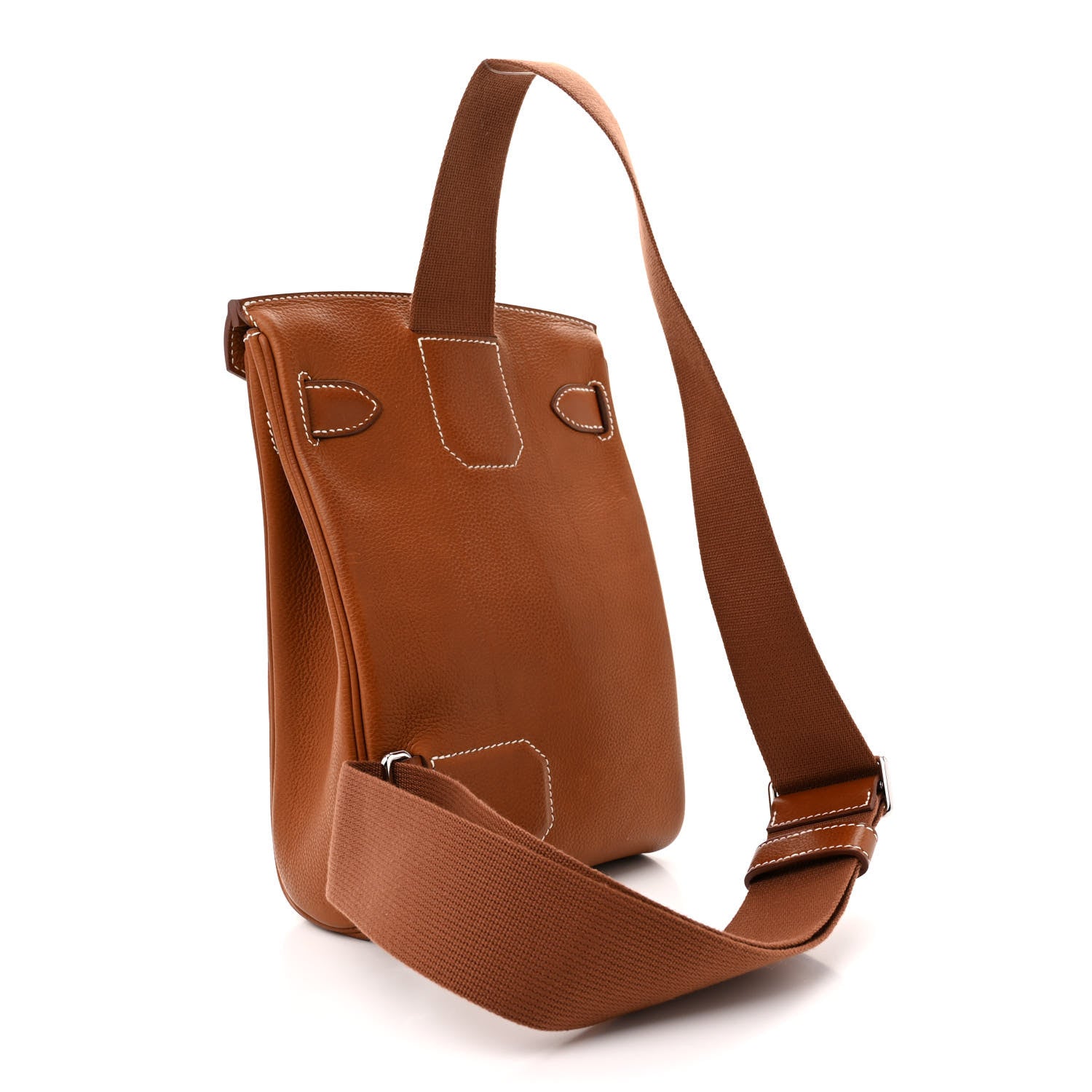 Hermes Natural Barenia Faubourg Hac A Dos PM Backpack Fauve 3 of 14