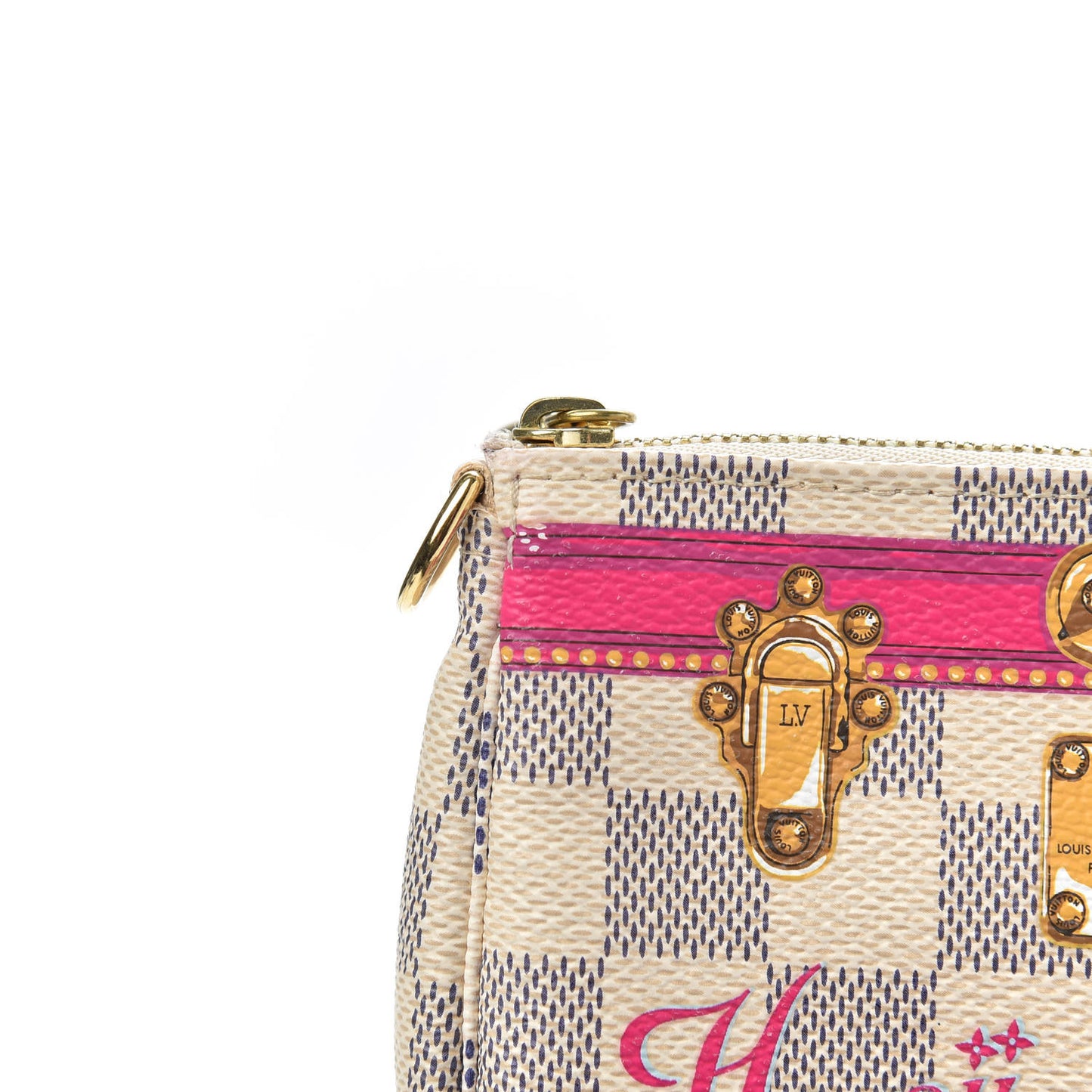 Damier Azur Summer Trunks Hawaii Mini Pochette Accessories
